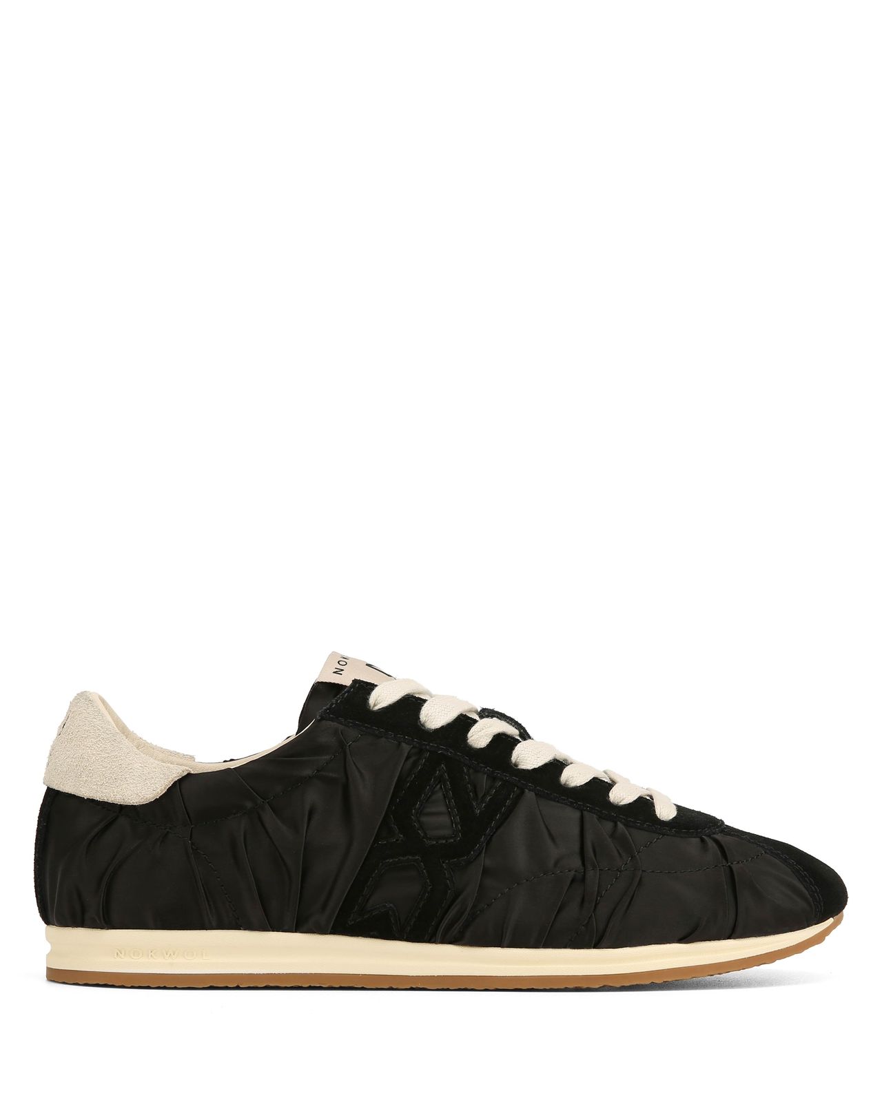 Avenue Black/Off White Satin