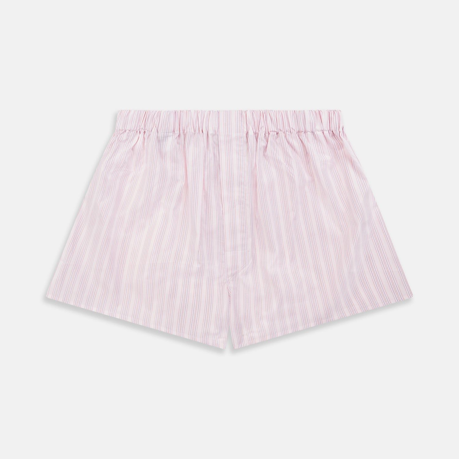 Pink Multi Striped Cotton Godfrey Boxer Shorts