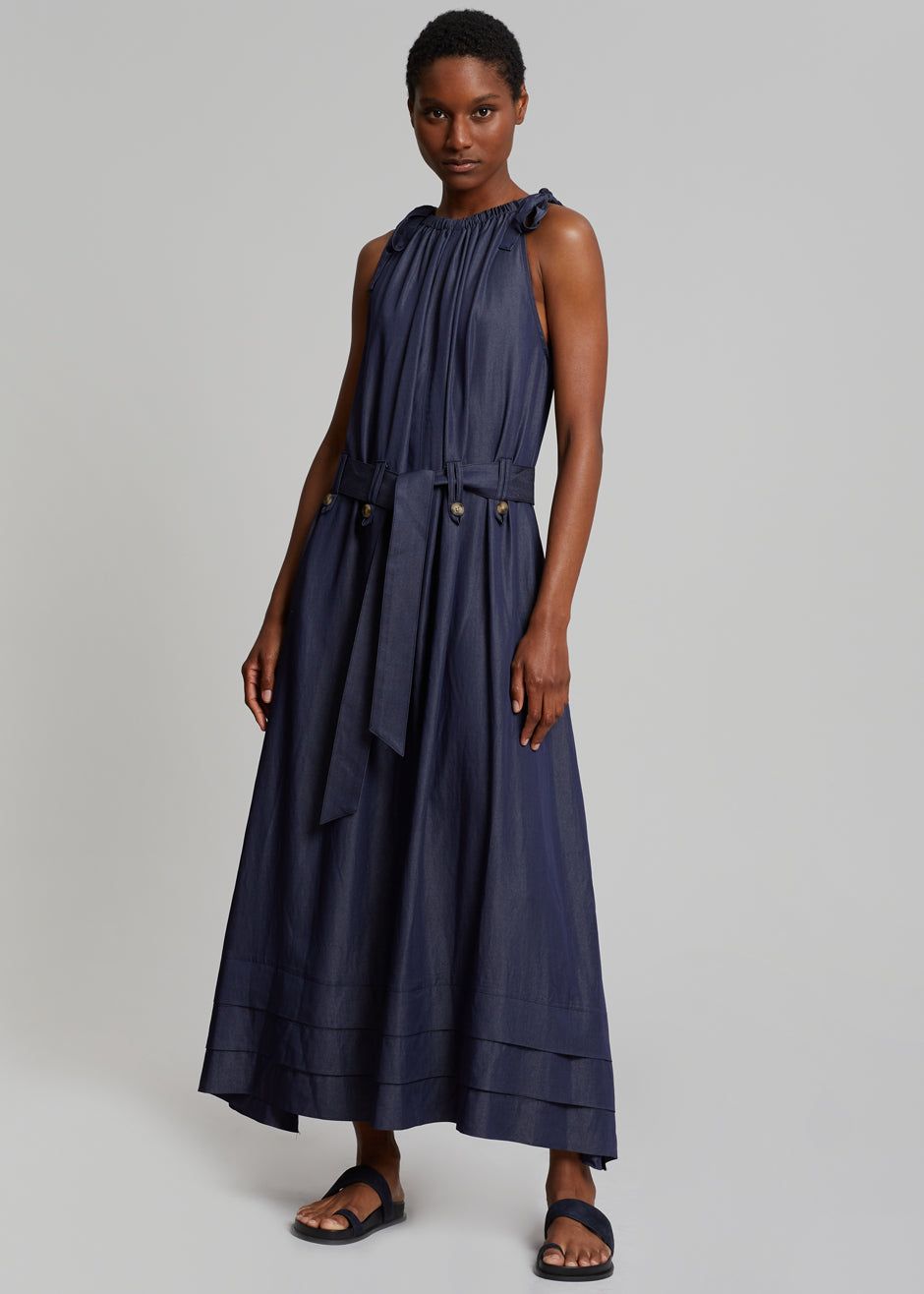 Liv Maxi Dress - Dark Indigo