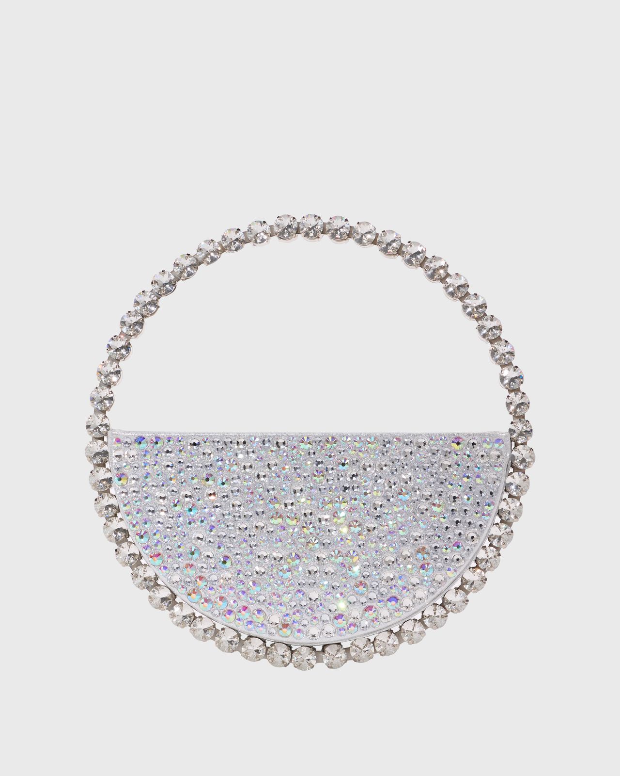 Silver Hotfix Eternity Clutch