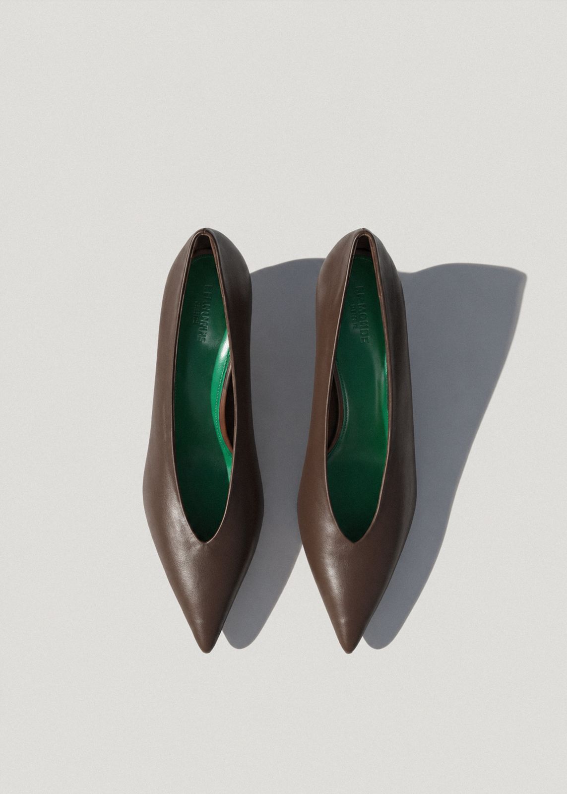 Le Monde Beryl Babouche Kitten Heels - Chocolate