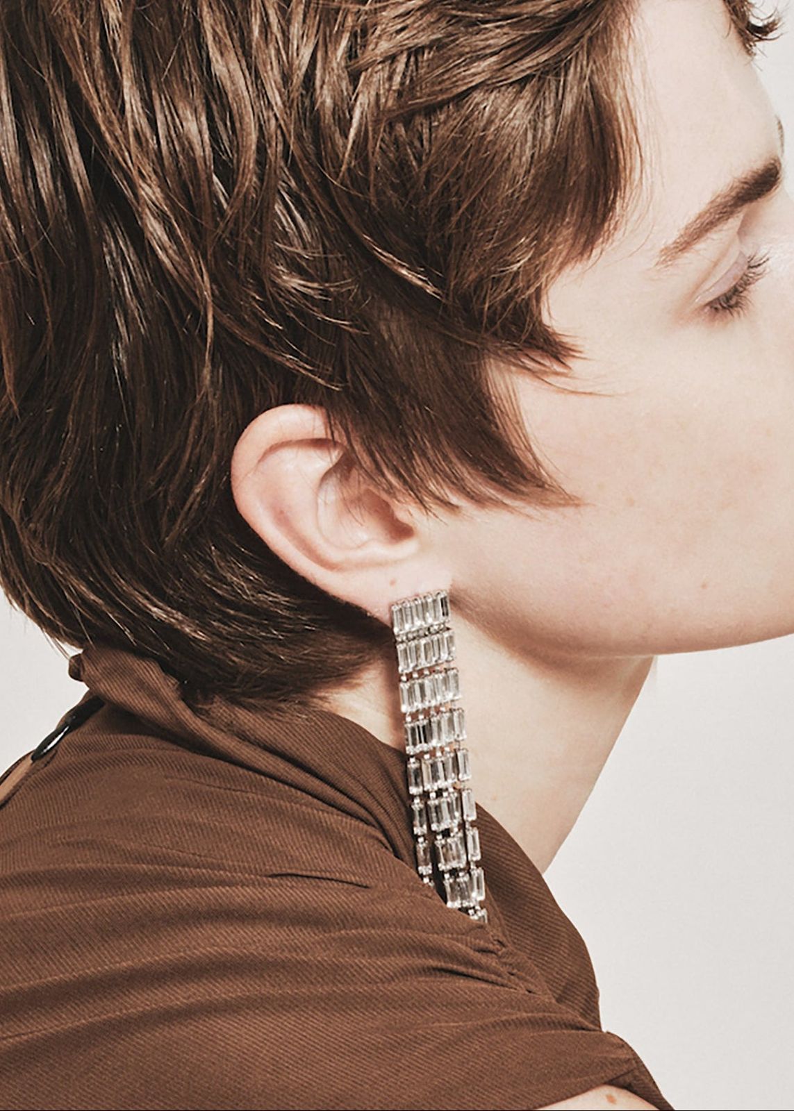 Sharra Pagano Empire Earrings - Silver