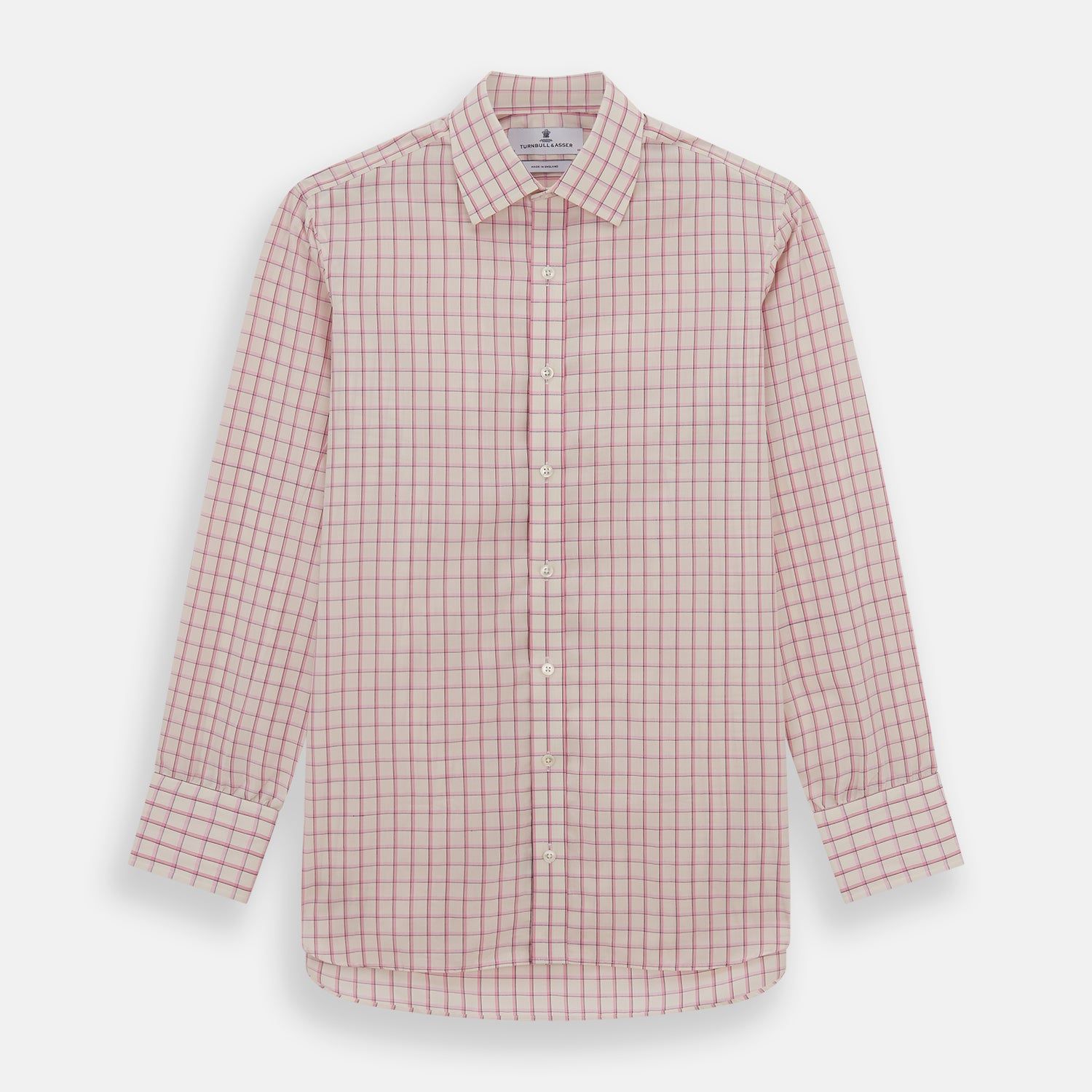 Pink Shadow Check Mayfair Shirt