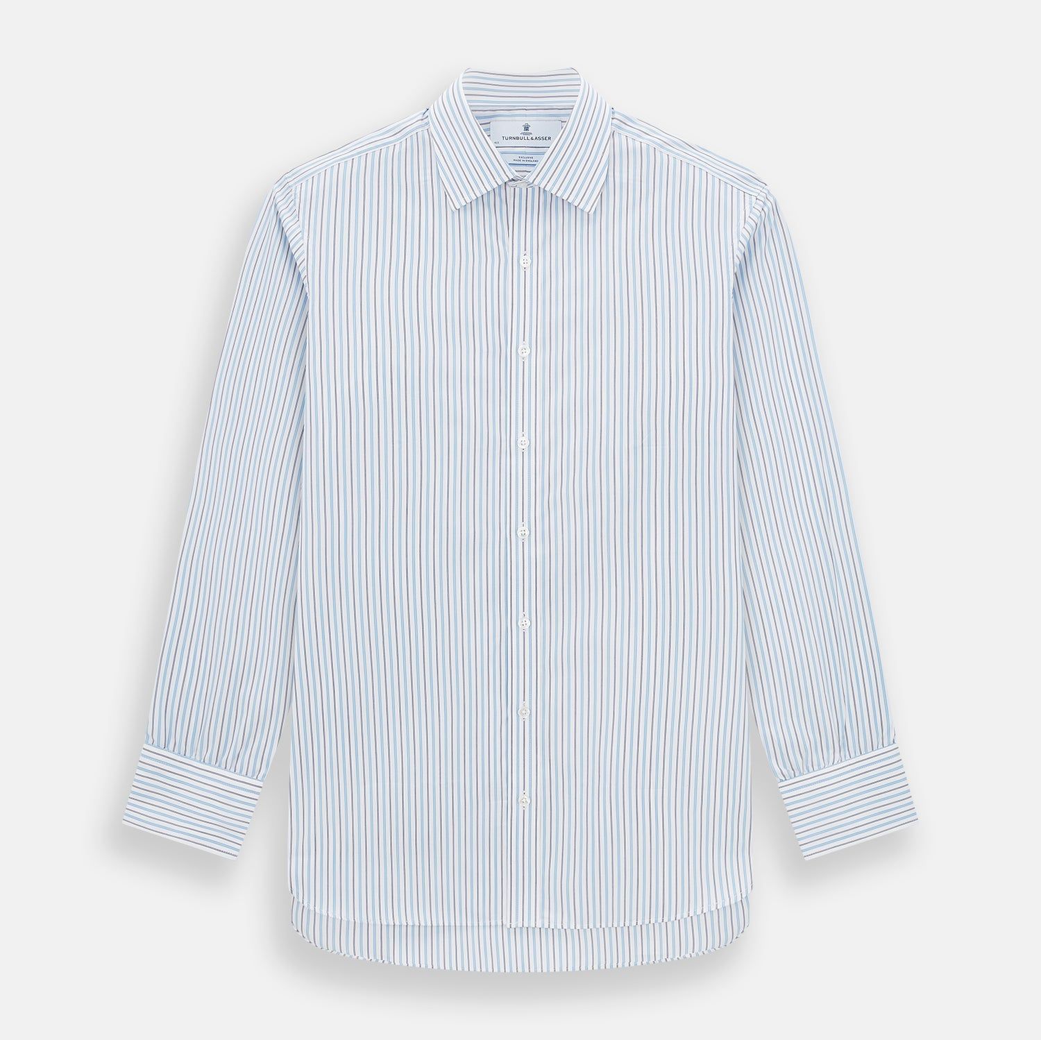 Blue Multi Halo Stripe Mayfair Shirt