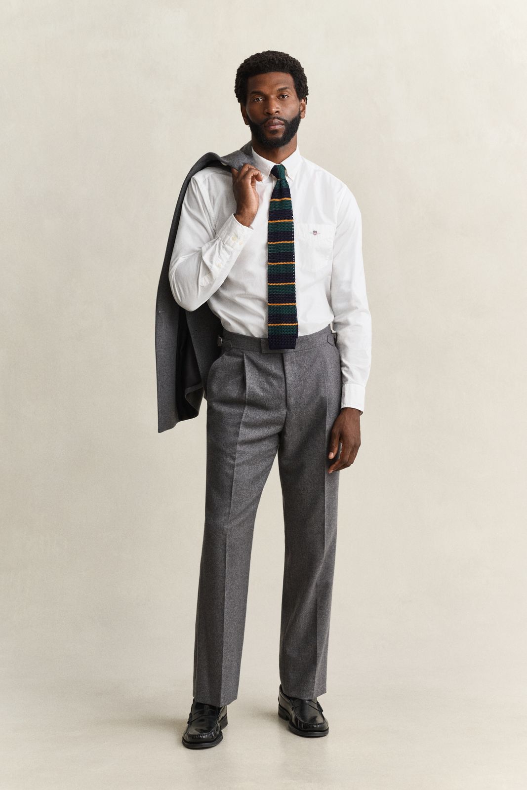 Cashmere Suit Pants - DUSKY ANTHRACITE