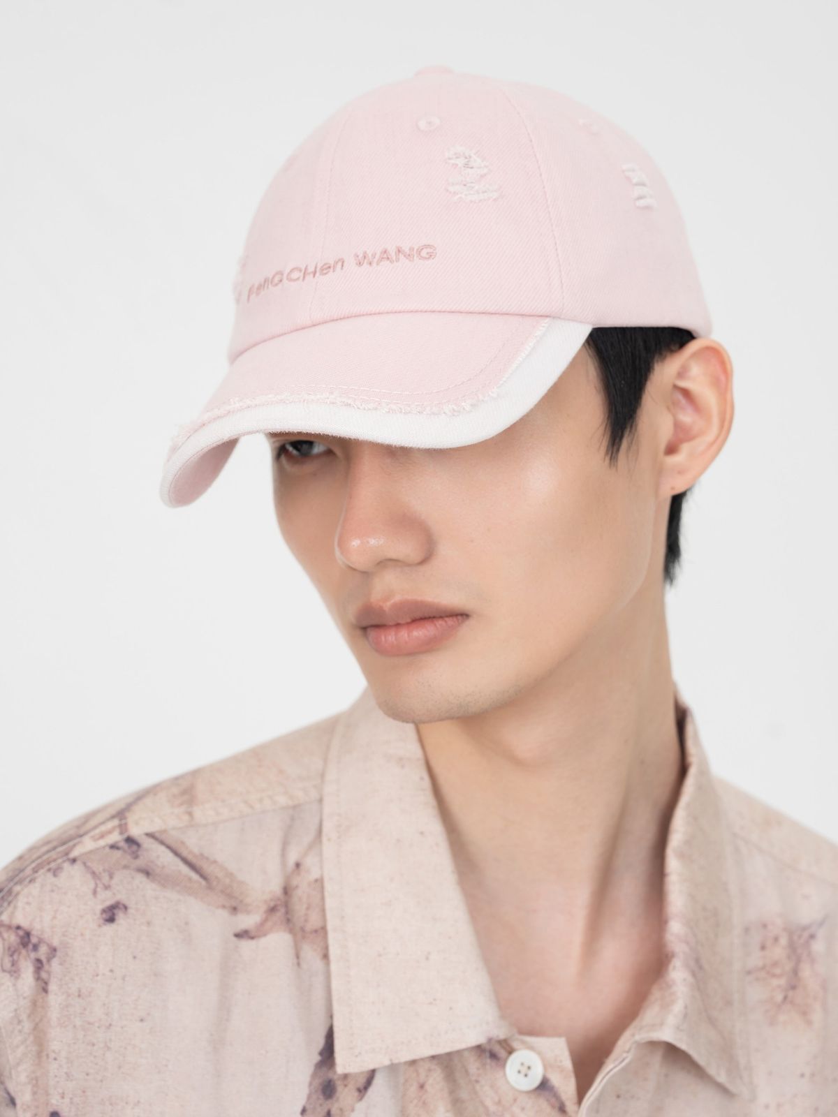 PINK DENIM BASEBALL CAP