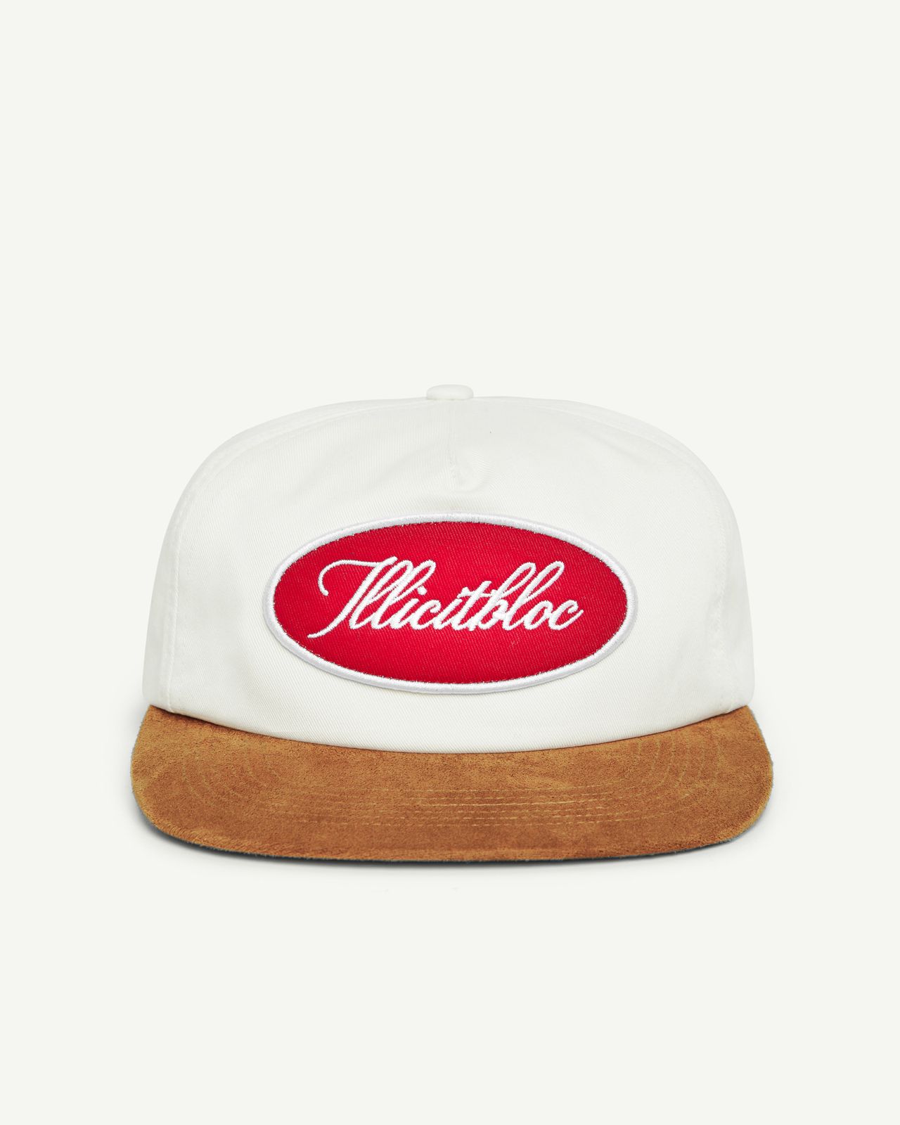 Two Tone Worker Cap - Tan/cream