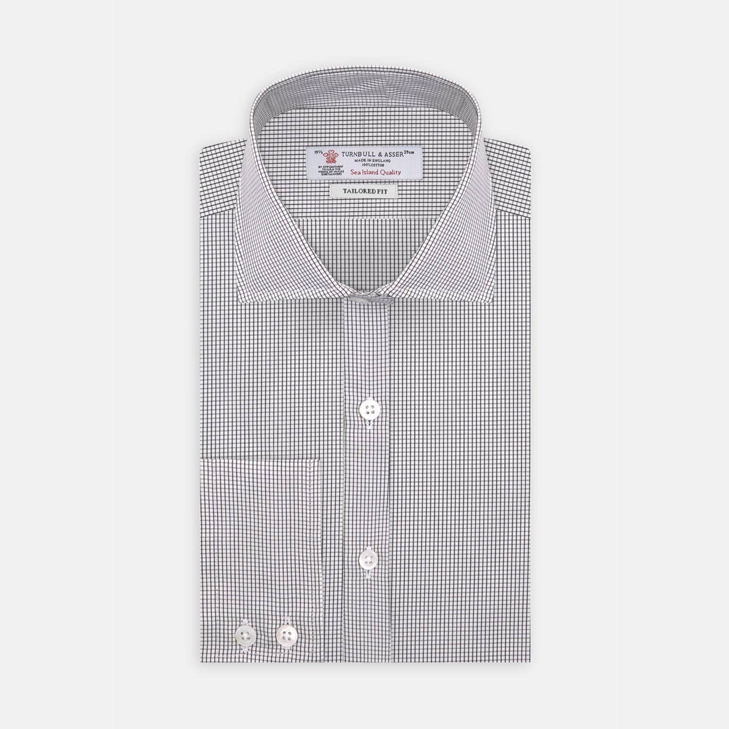 Checked Wool Car Coat