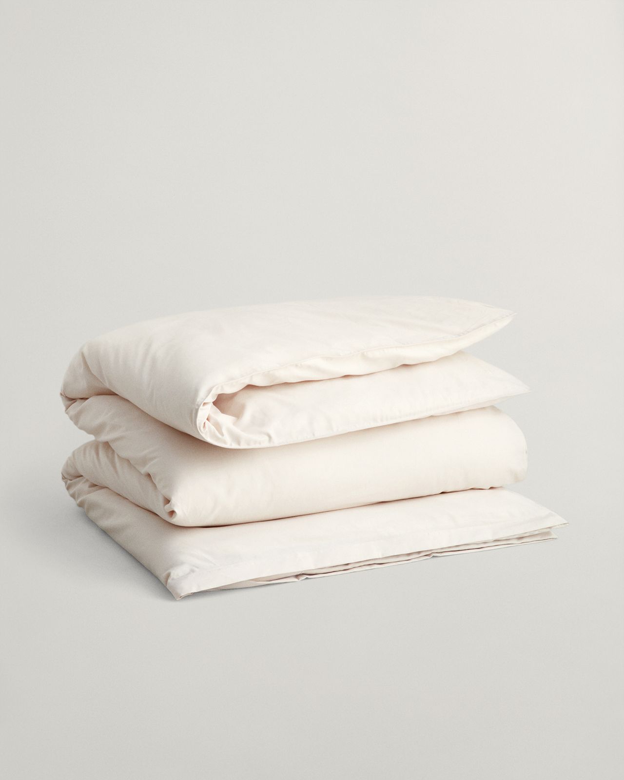 Sateen Double Duvet - WHITE