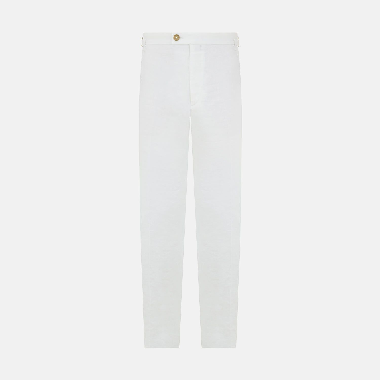 White Linen Henry Trousers