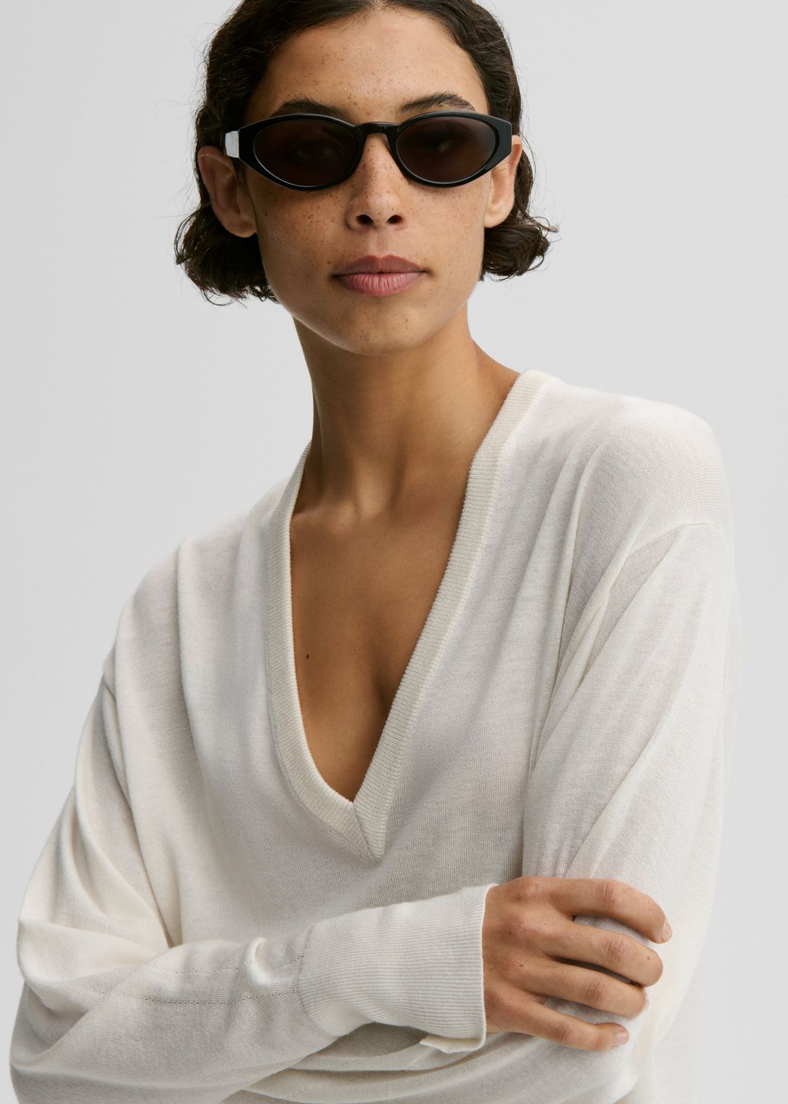 By Malene Birger Derya Sweater - Soft White