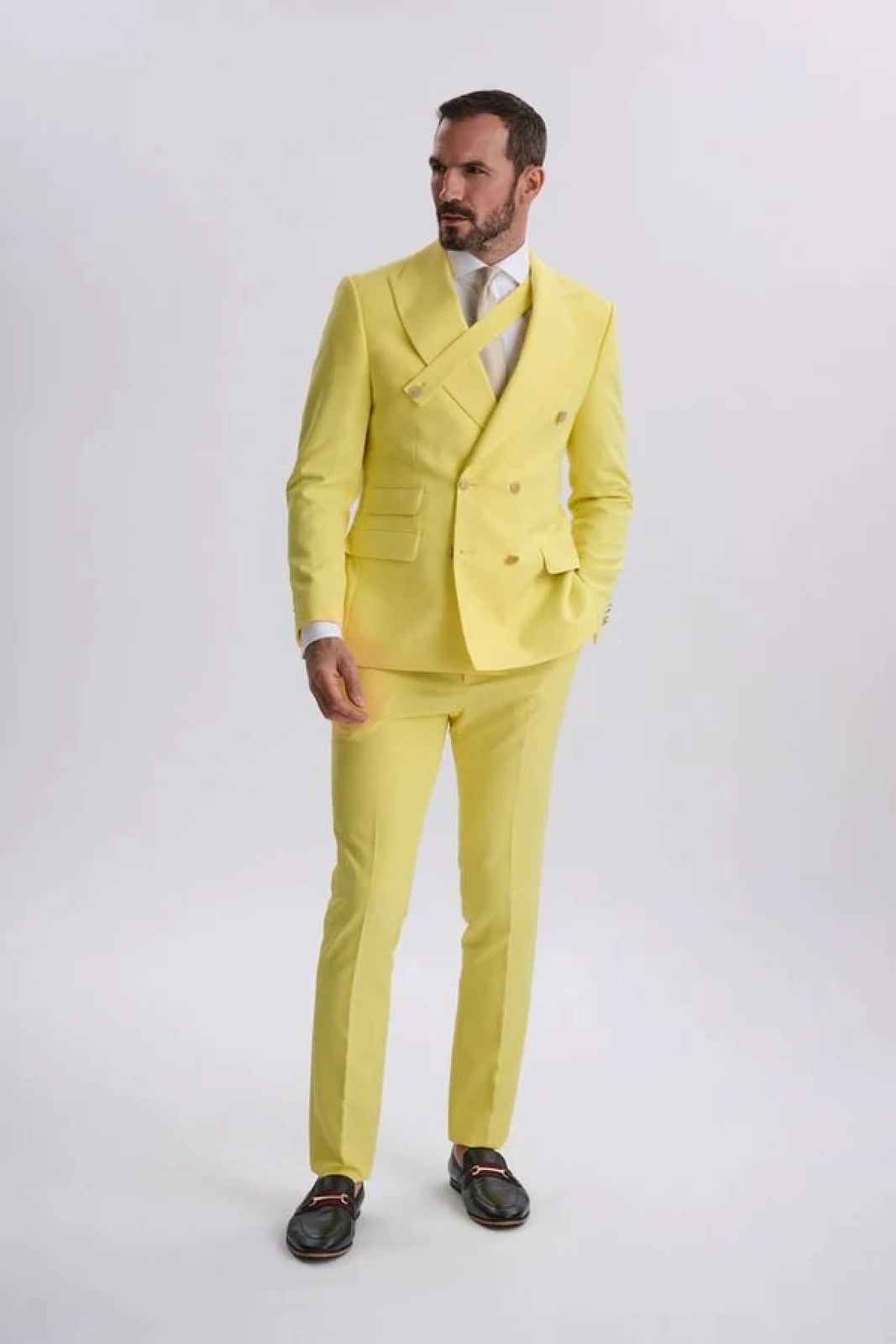 Vittore 2-piece Yellow Suit