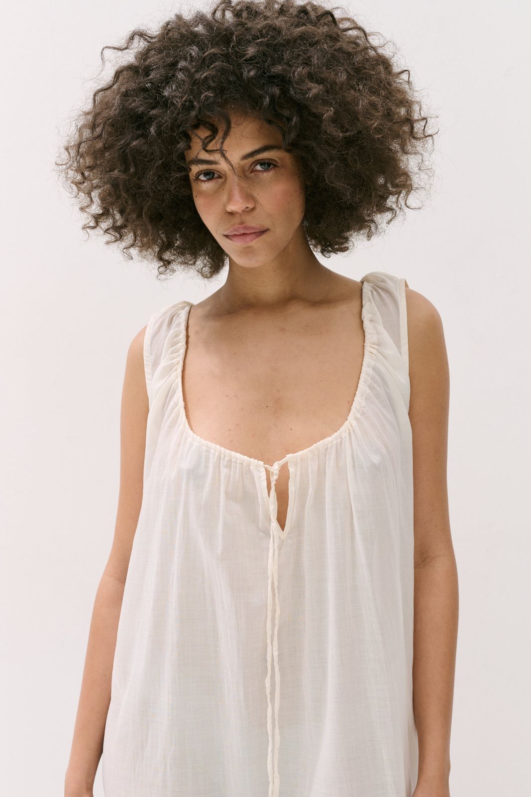 Light & Easy Nightie Cream with Lace