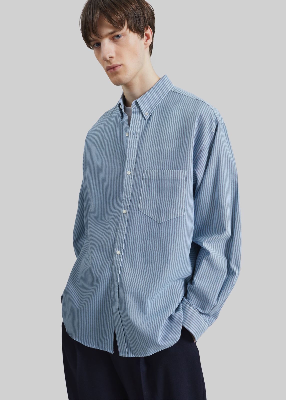 Legan Shirt - Blue Stripe