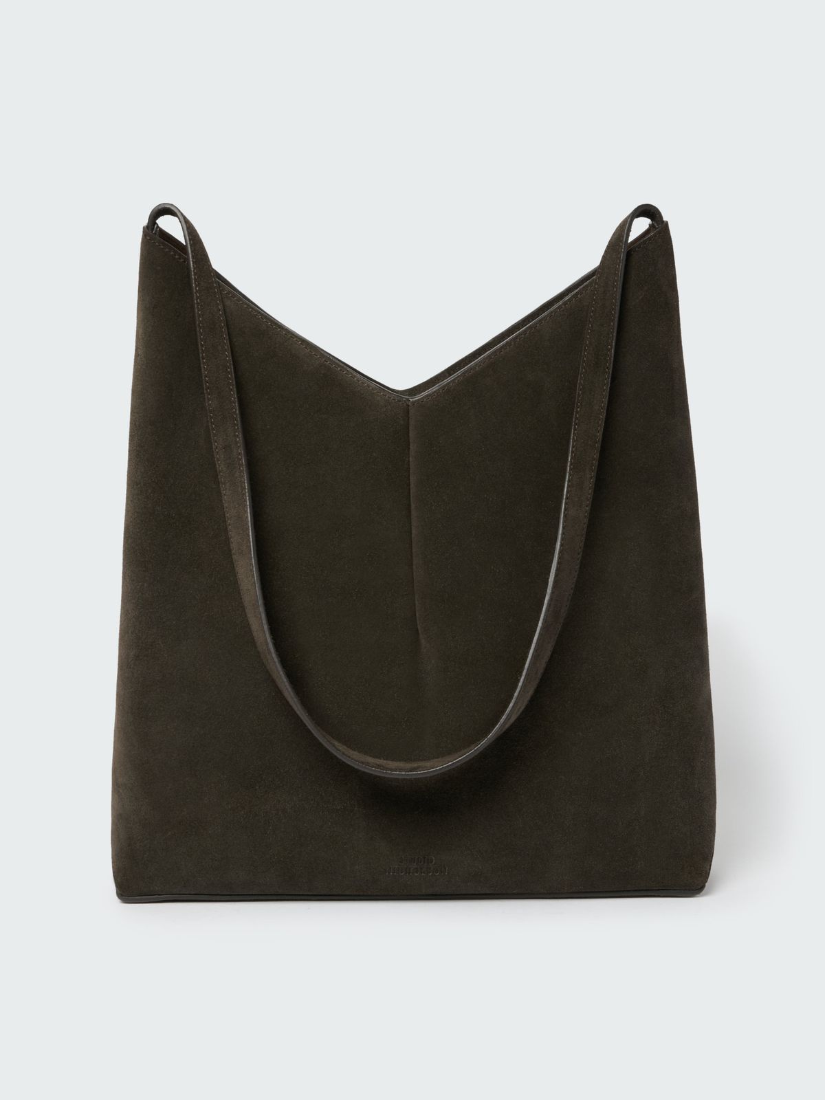 Hoho Suede Bag In Ebony