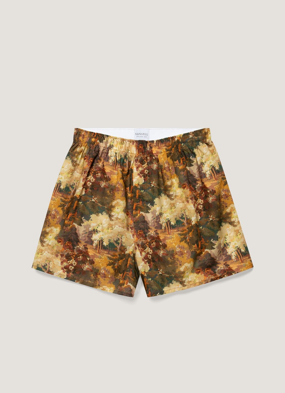 Men's Classic Boxer Short In Liberty Fabric In Autumnal Floral