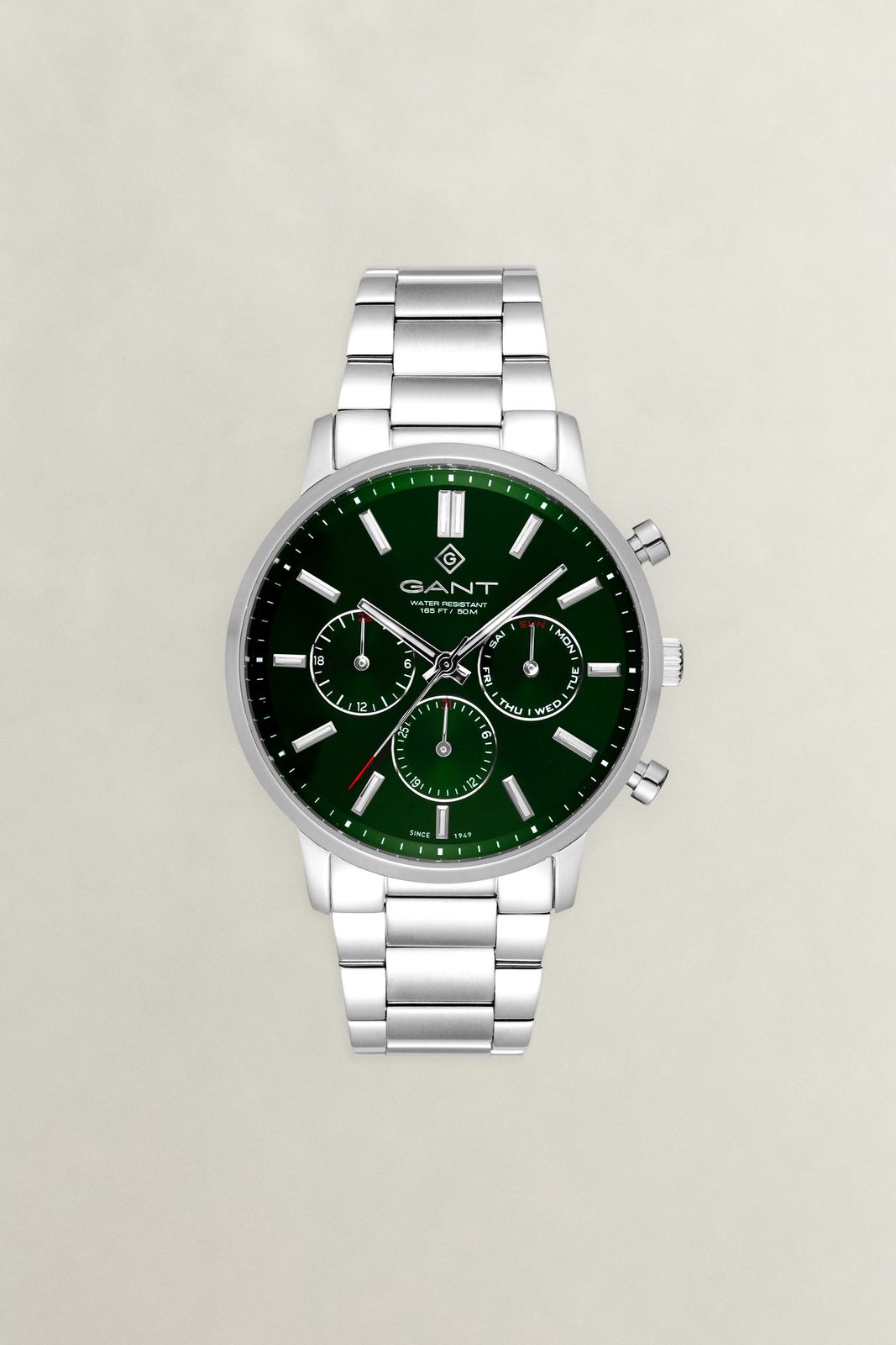 East Hill Day-Date Watch - FOREST GREEN
