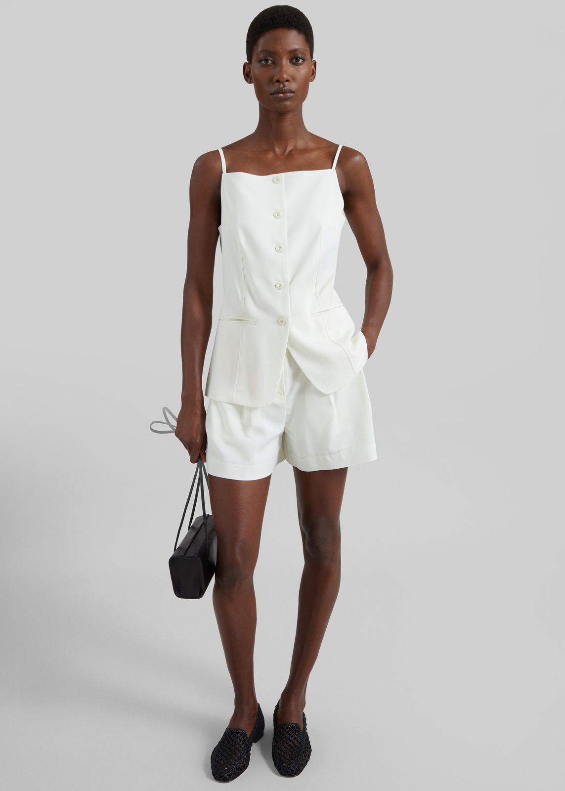 Lisboa Tie Vest - Ivory