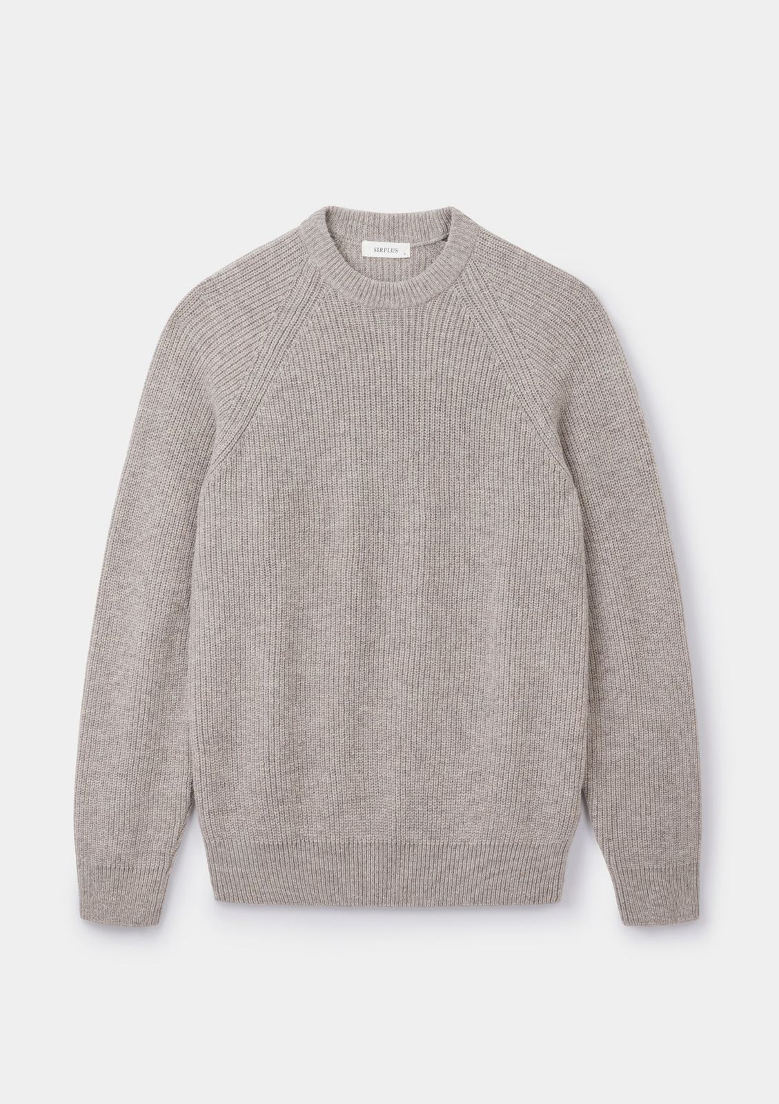 Oat Lambswool Fisherman Jumper