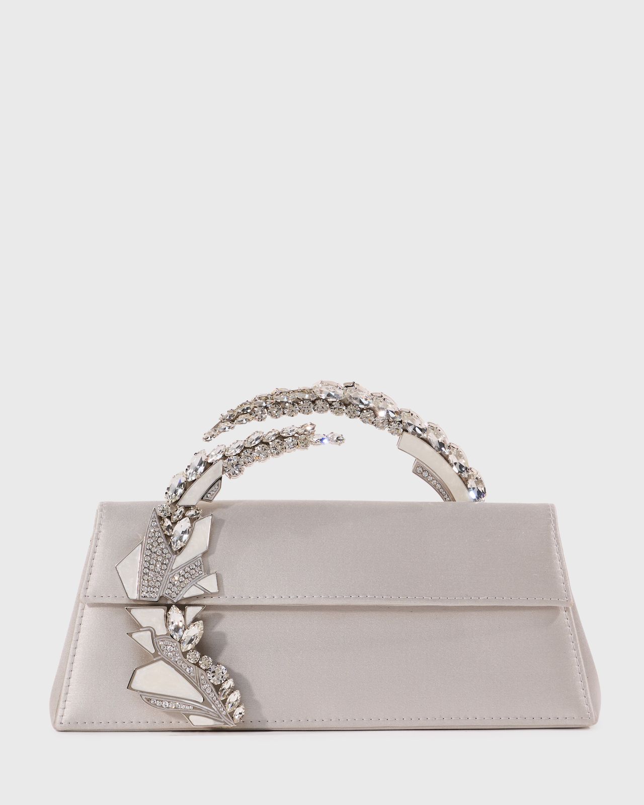 Silver Oasis Clutch