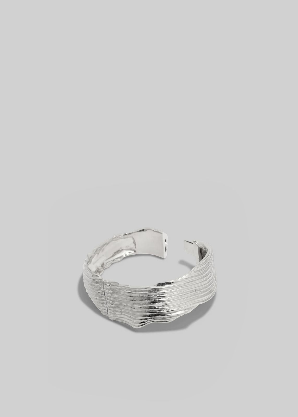 Completedworks Pleated Cuff - Silver