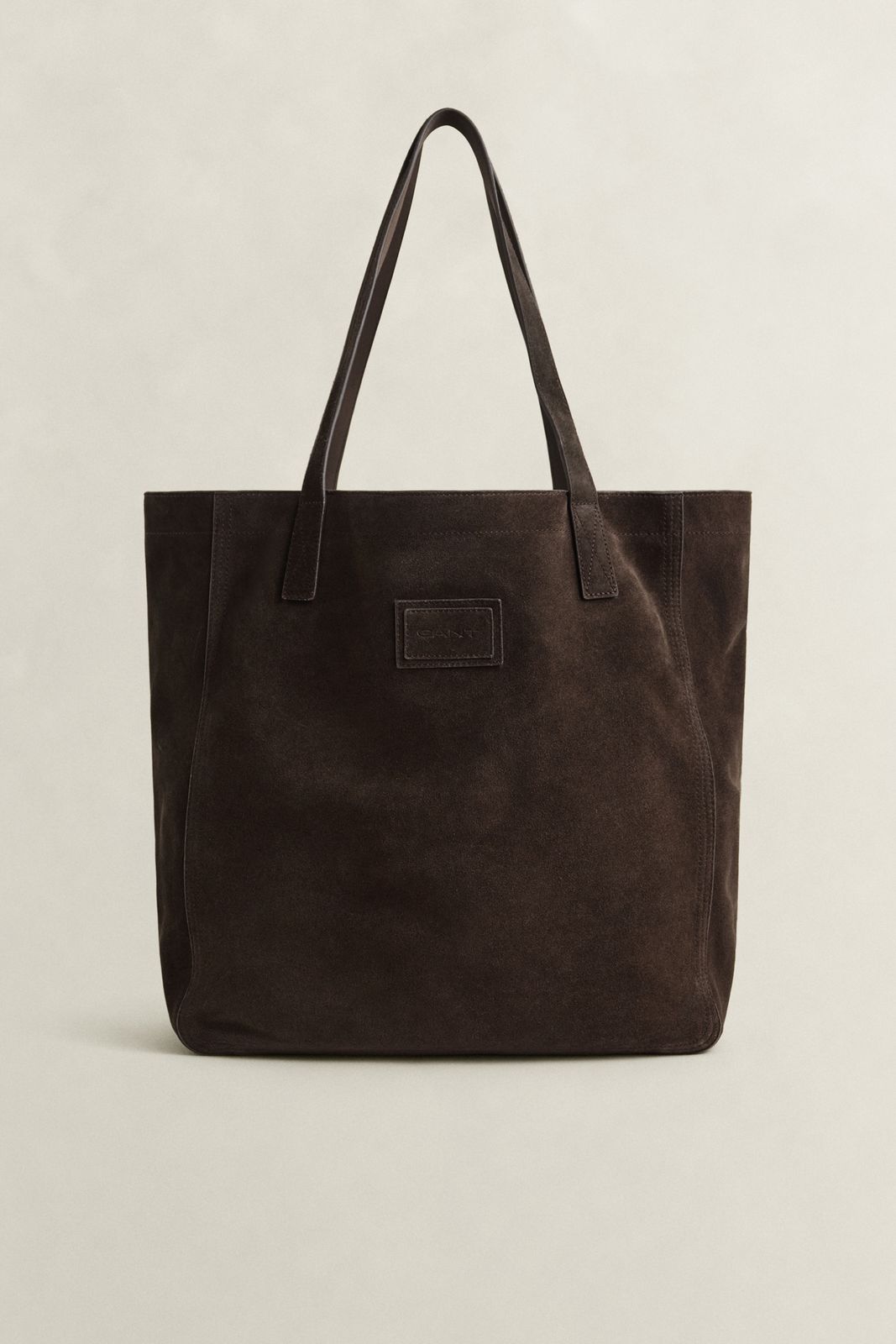 Suede Tote Bag - RICH BROWN
