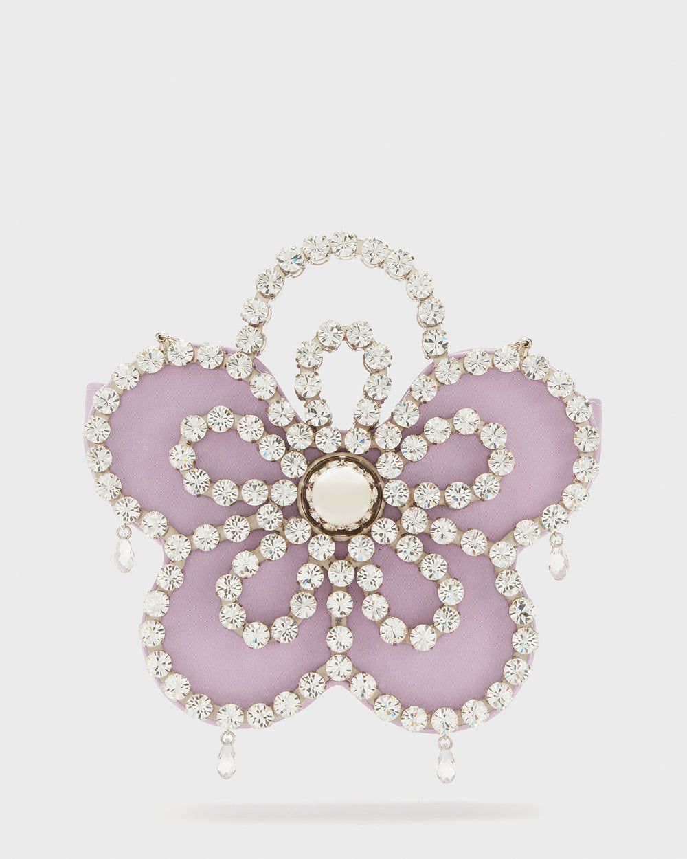 Lilac Mini Flower Clutch