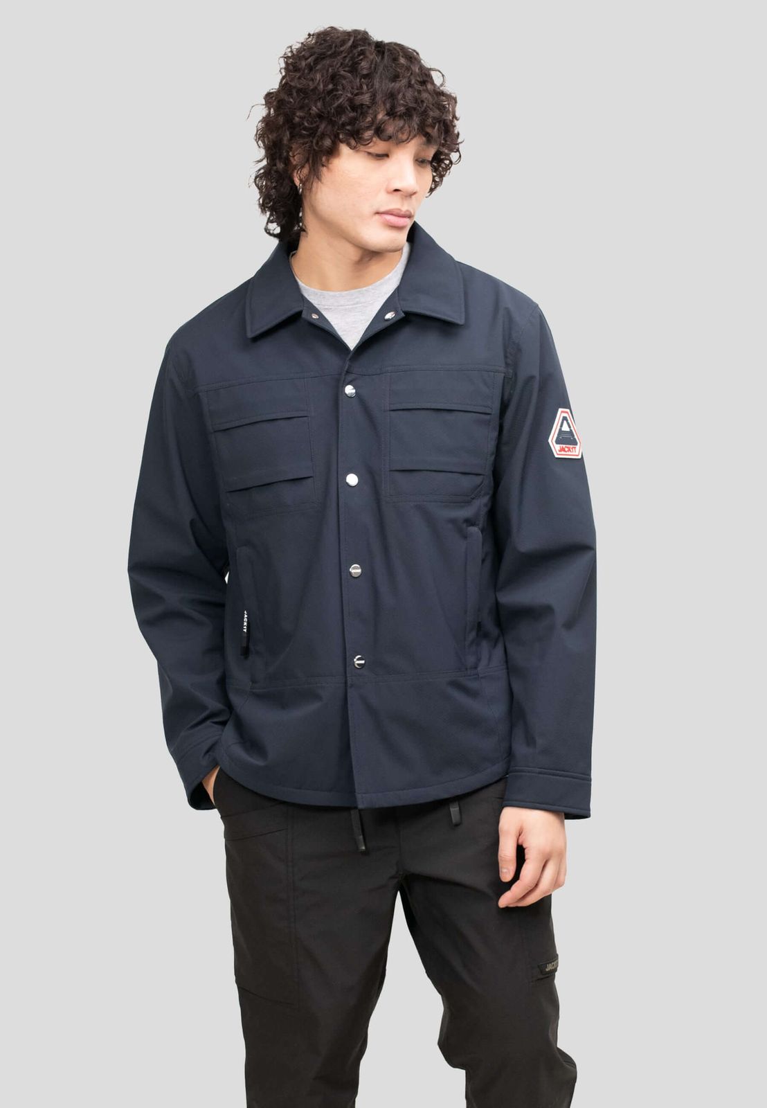 Eden Shirt Jacket Navy
