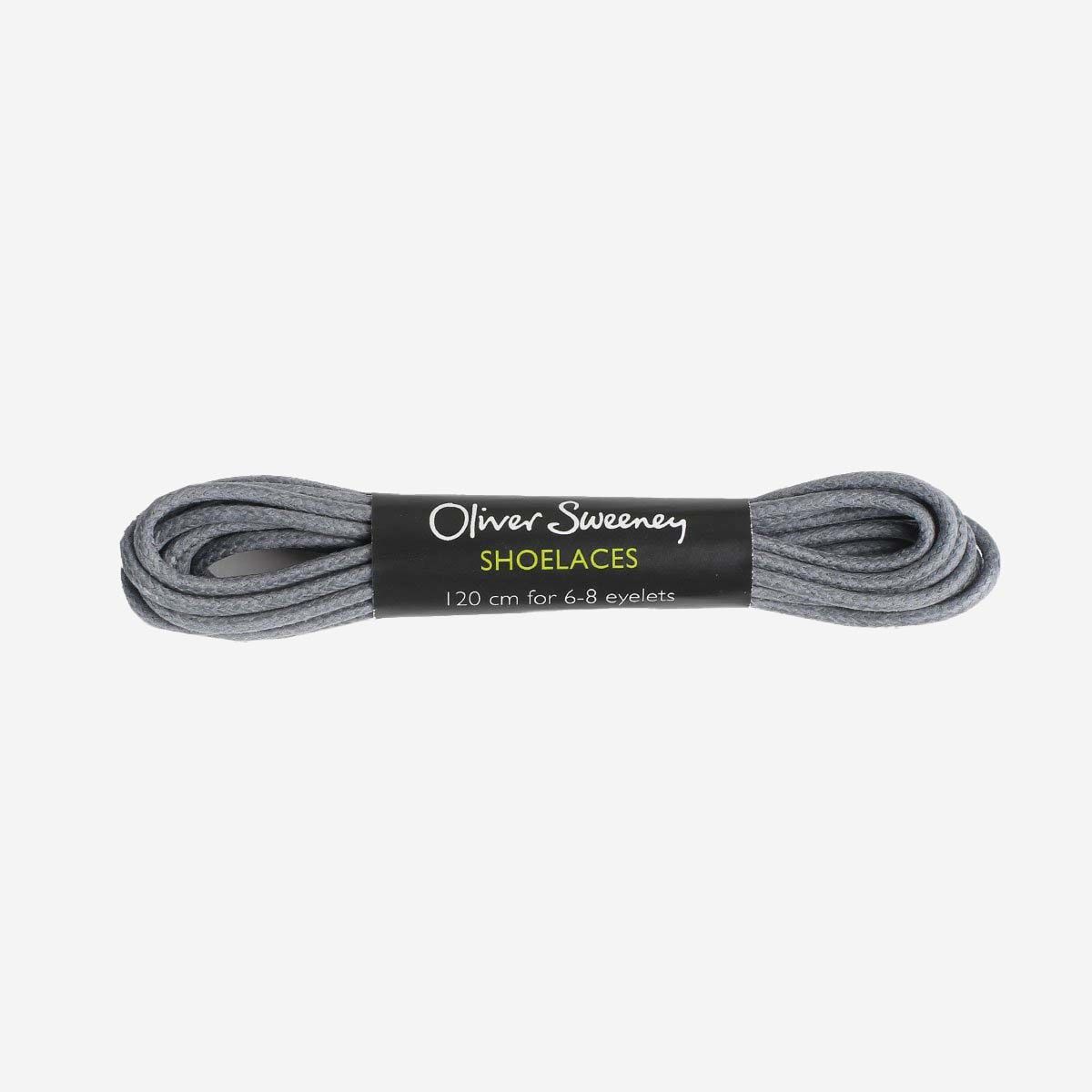 Long Round Grey Laces