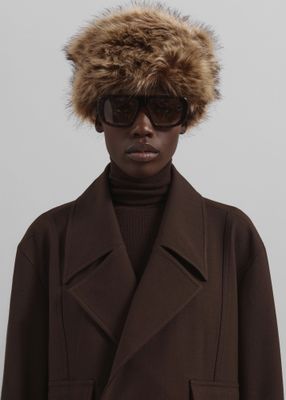Bansko Faux Fur Hat - Beige
