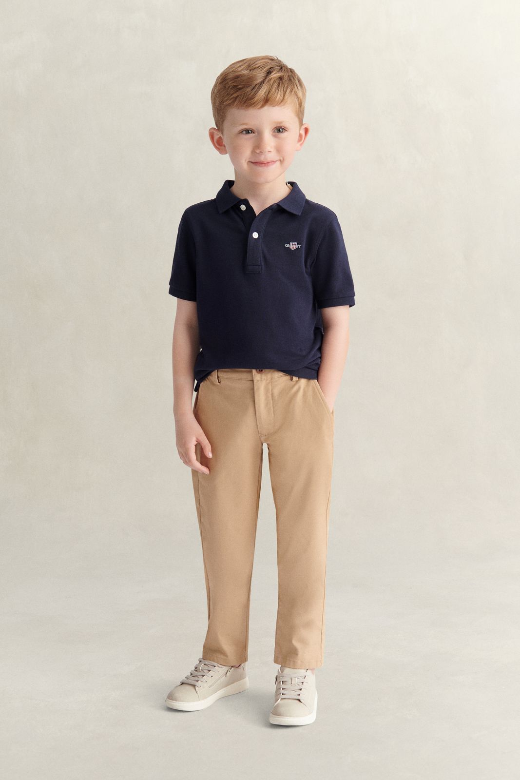 Boys Chinos - DARK KHAKI