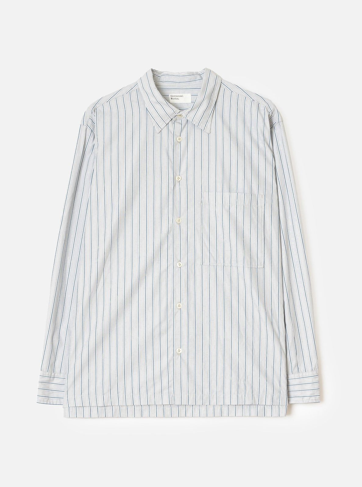 Grey Stripe Refab Compact Cotton Lucky Shirt