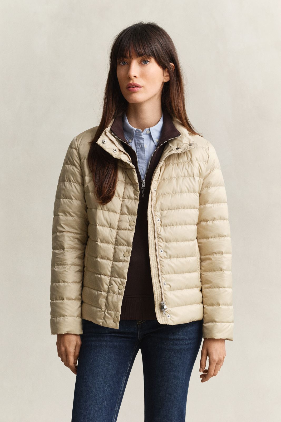 Light Down Jacket - EVENING BLUE