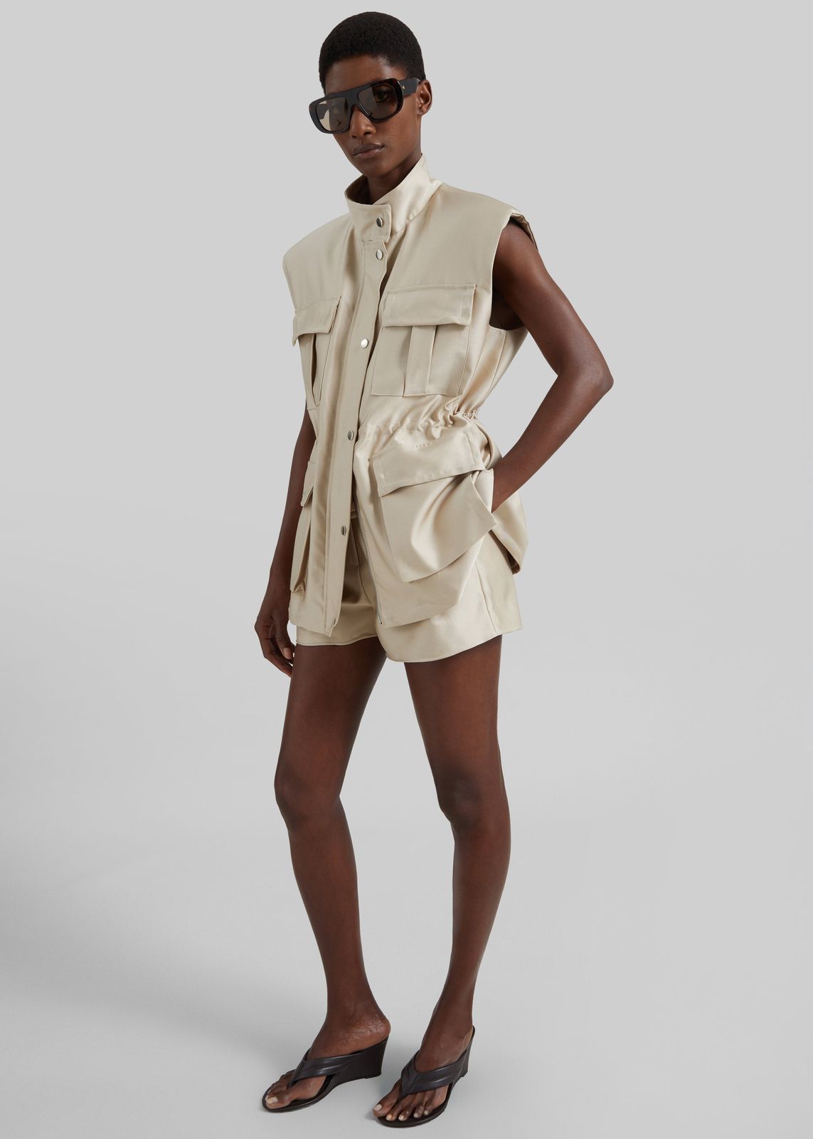 Avanca Wired Utility Vest - Beige