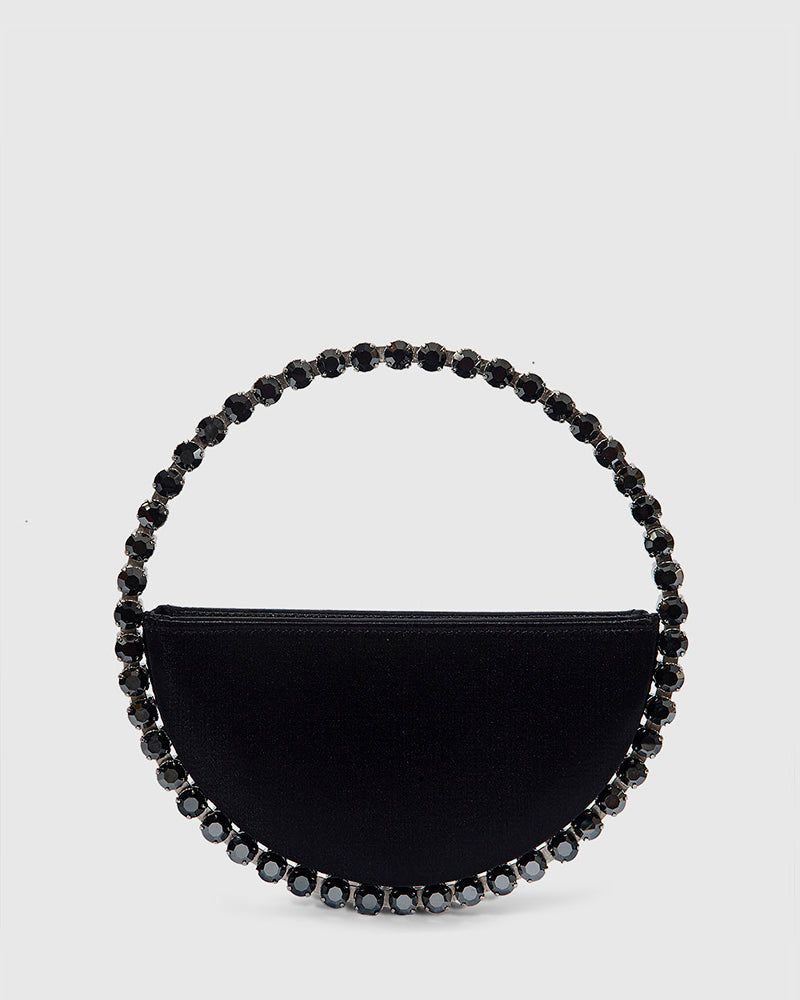 Jet Black Eternity Clutch