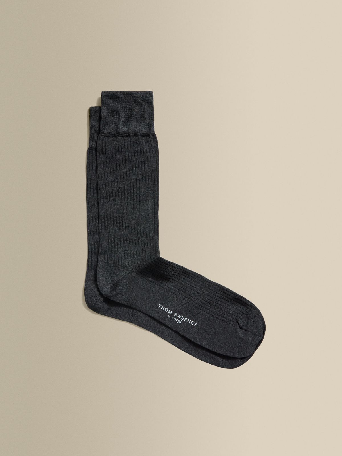 Cotton Ribbed Dress Sock