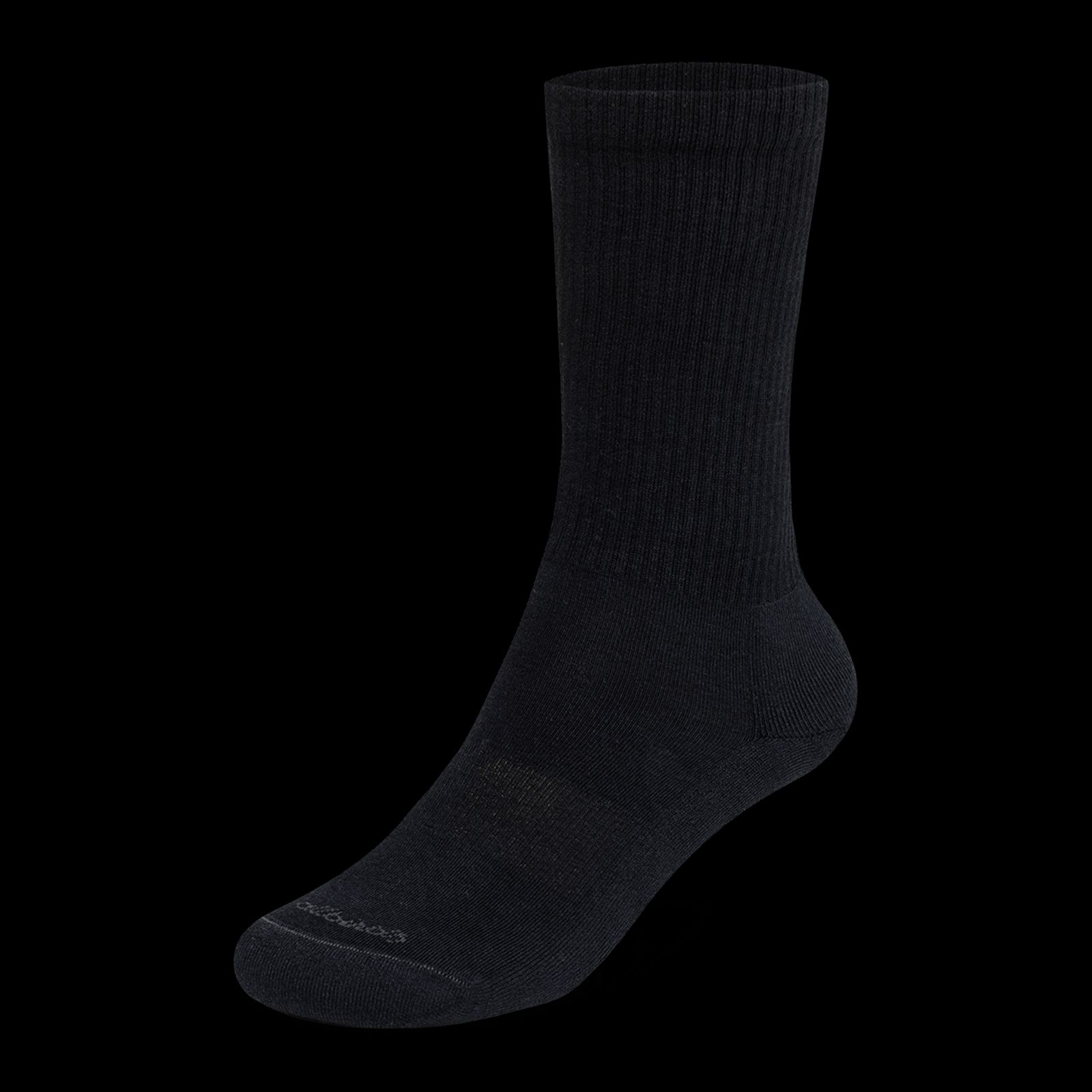 Anytime Crew Sock - Natural Black