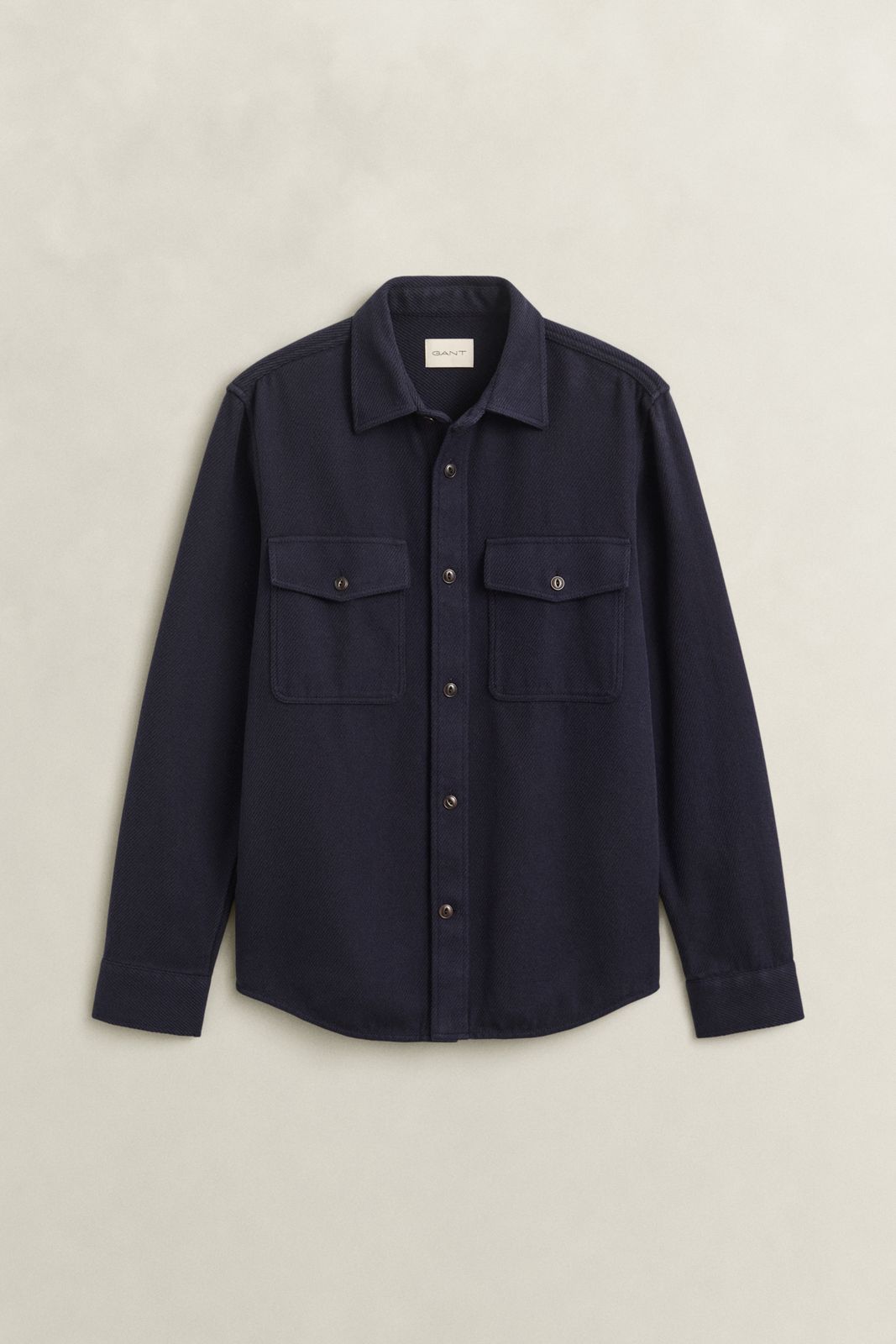 Twill Overshirt - EVENING BLUE