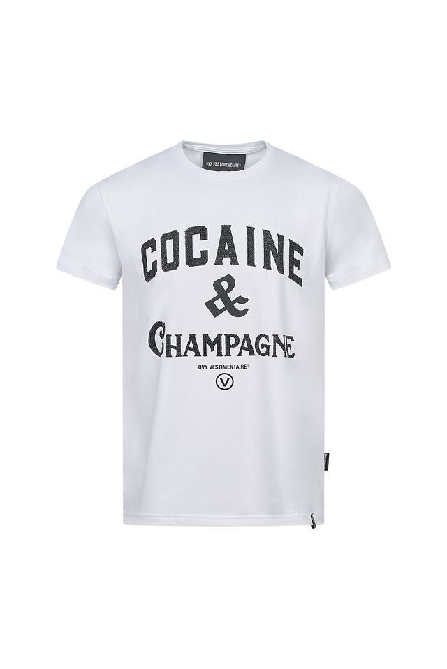 Ovy Vestimentaire "c&c" Crystal White Tee