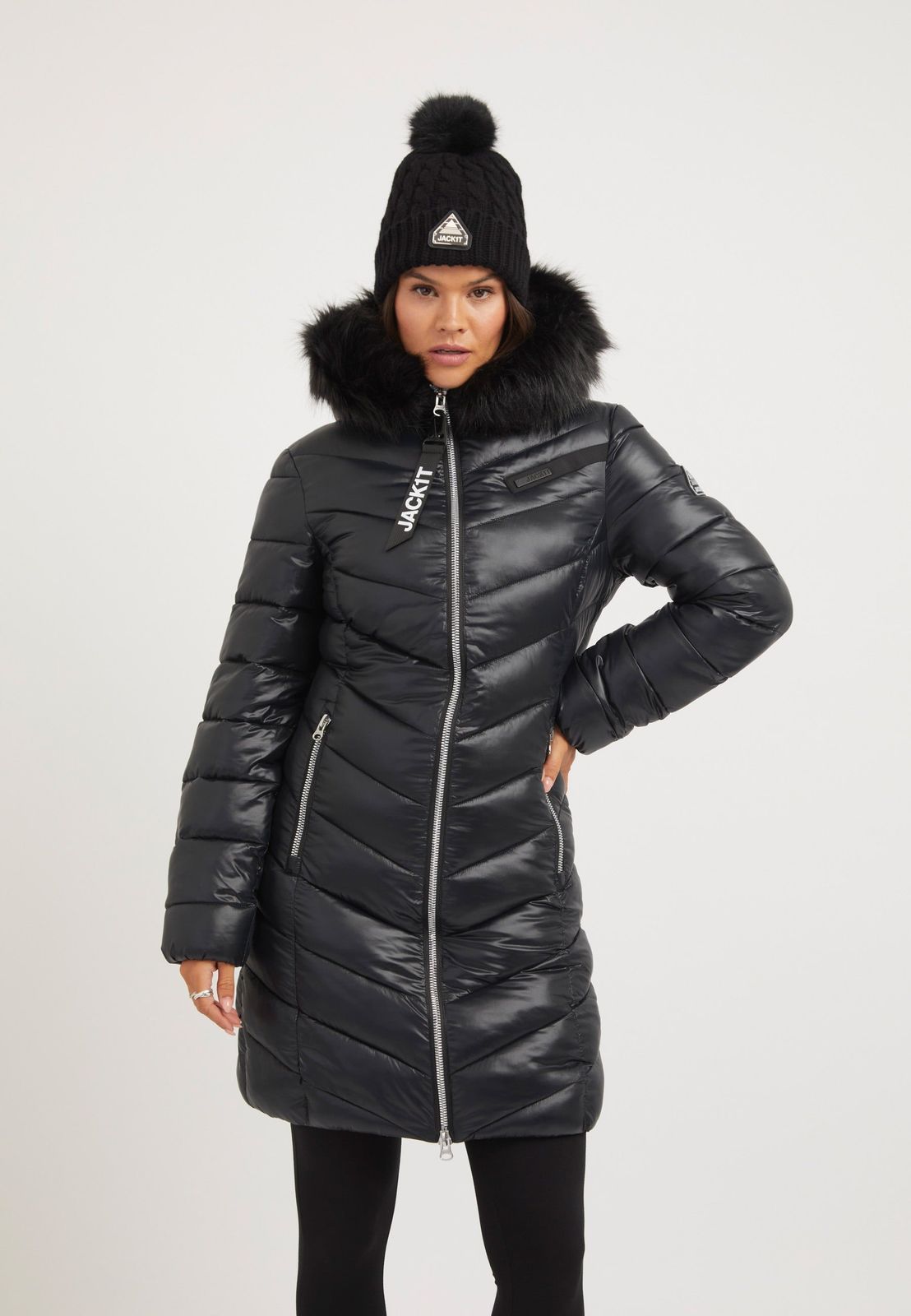 R4D Luxe Coat Black