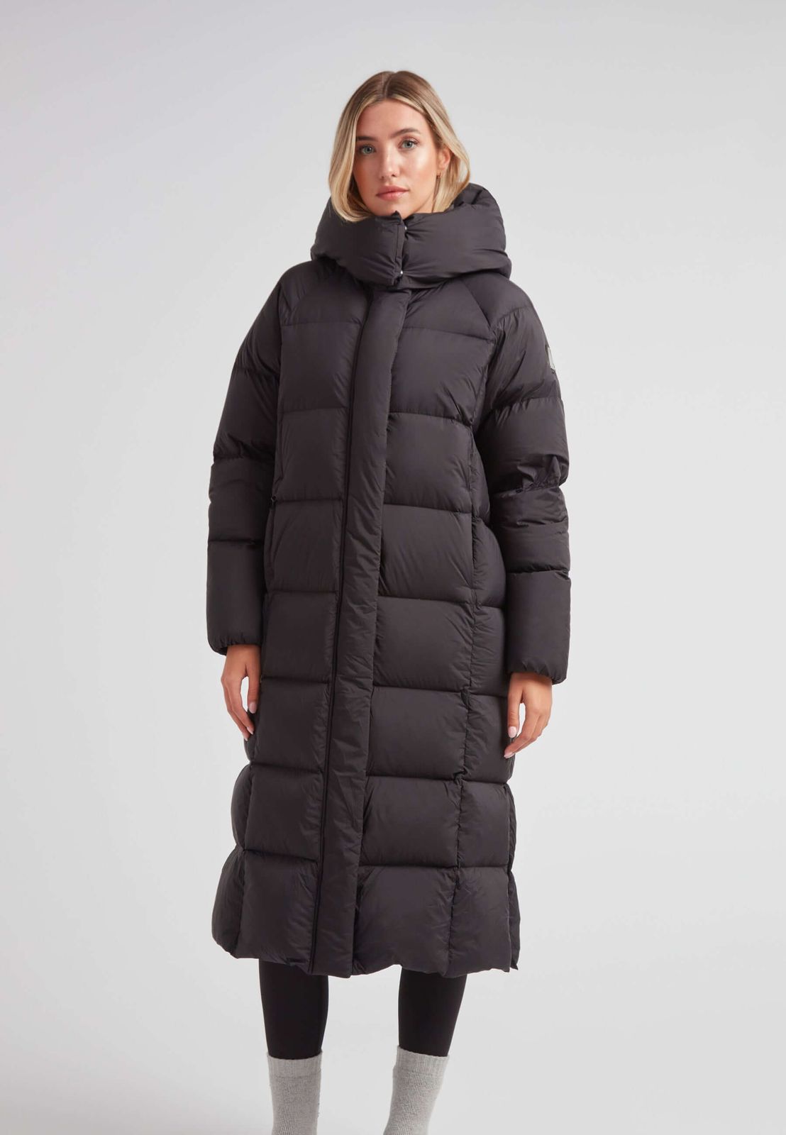 Cloud Ultra Long Down Puffer Coat Black
