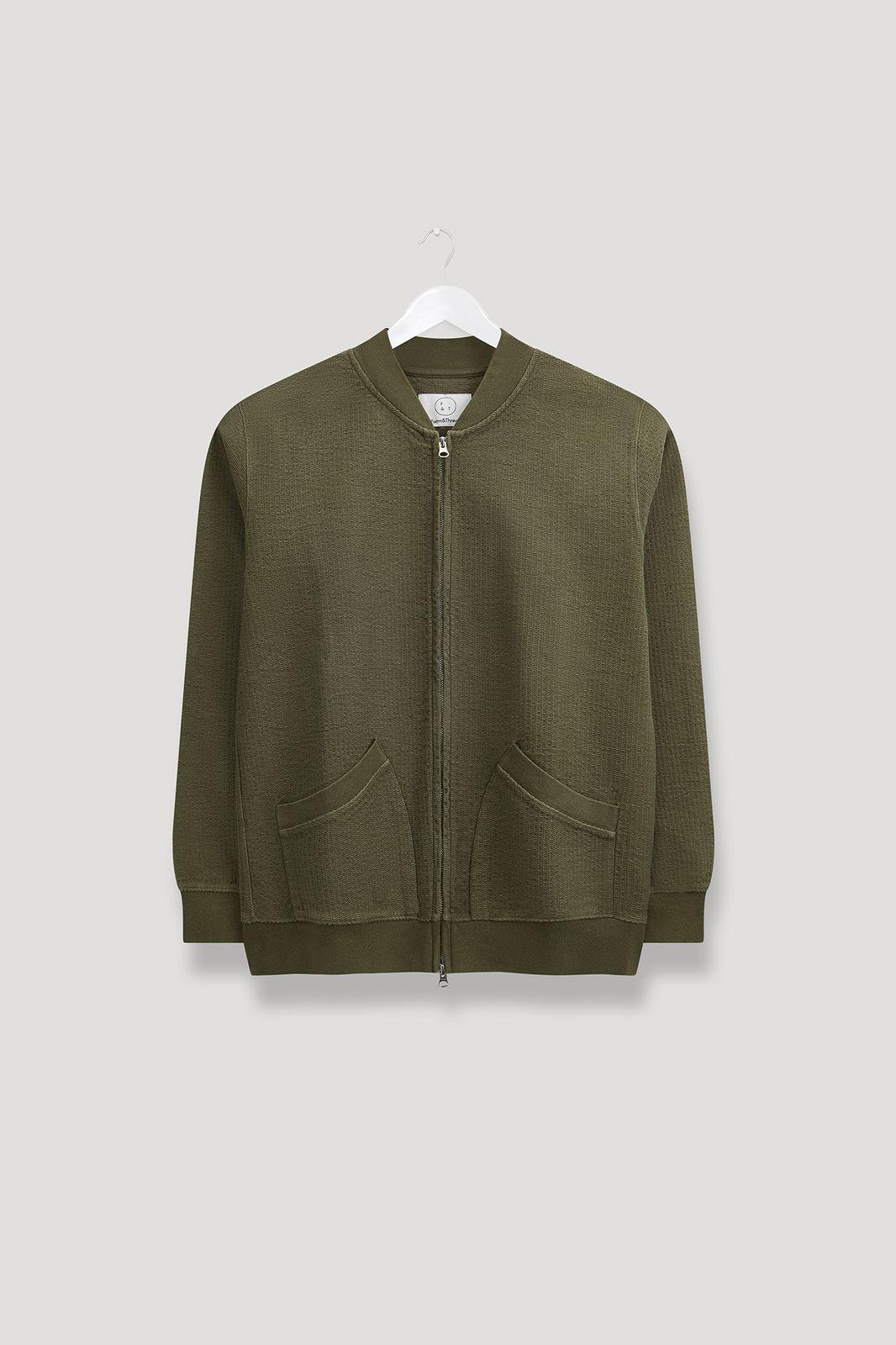 Interlock Structured Bomber Jacket