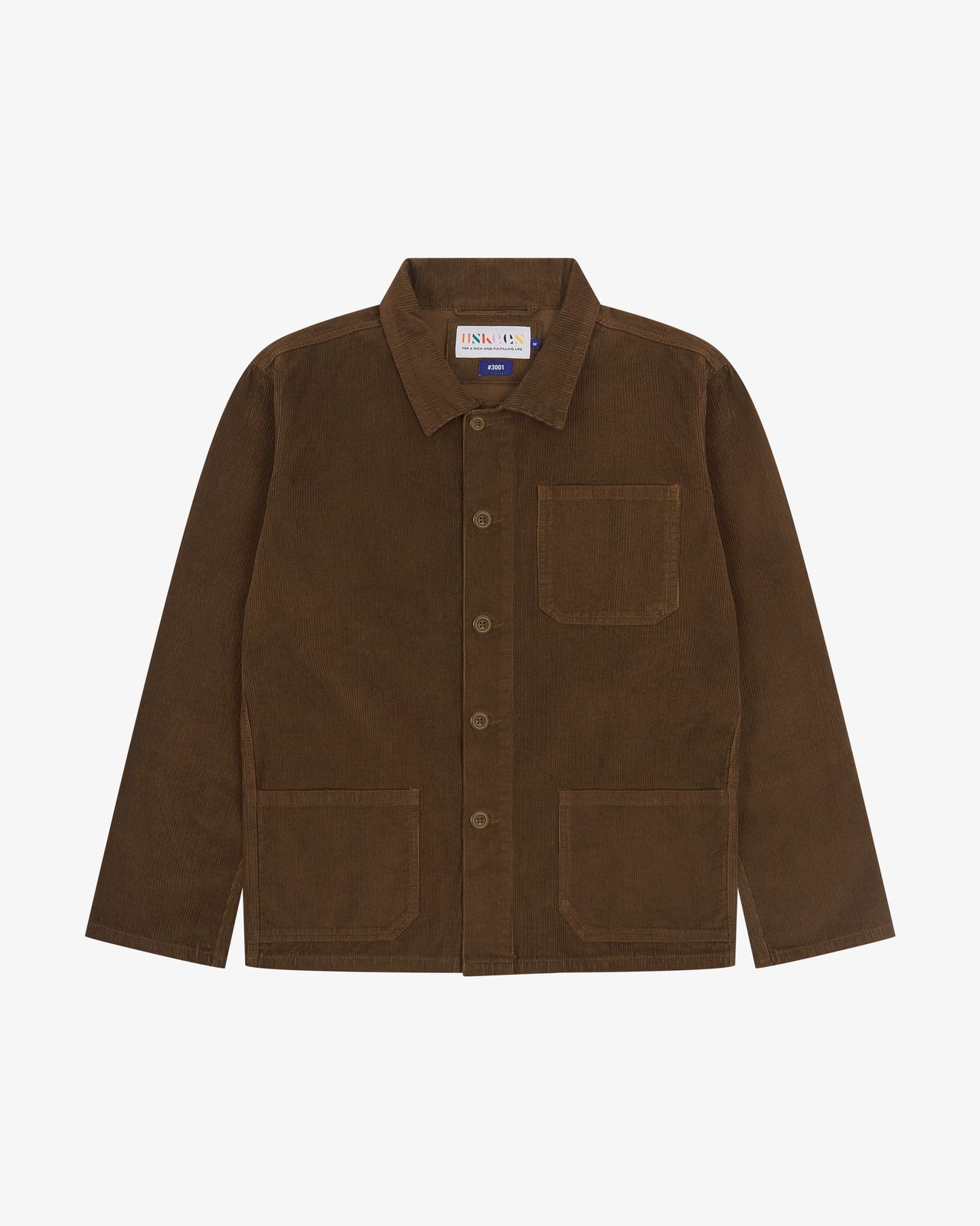 3001 Cord overshirt - brown