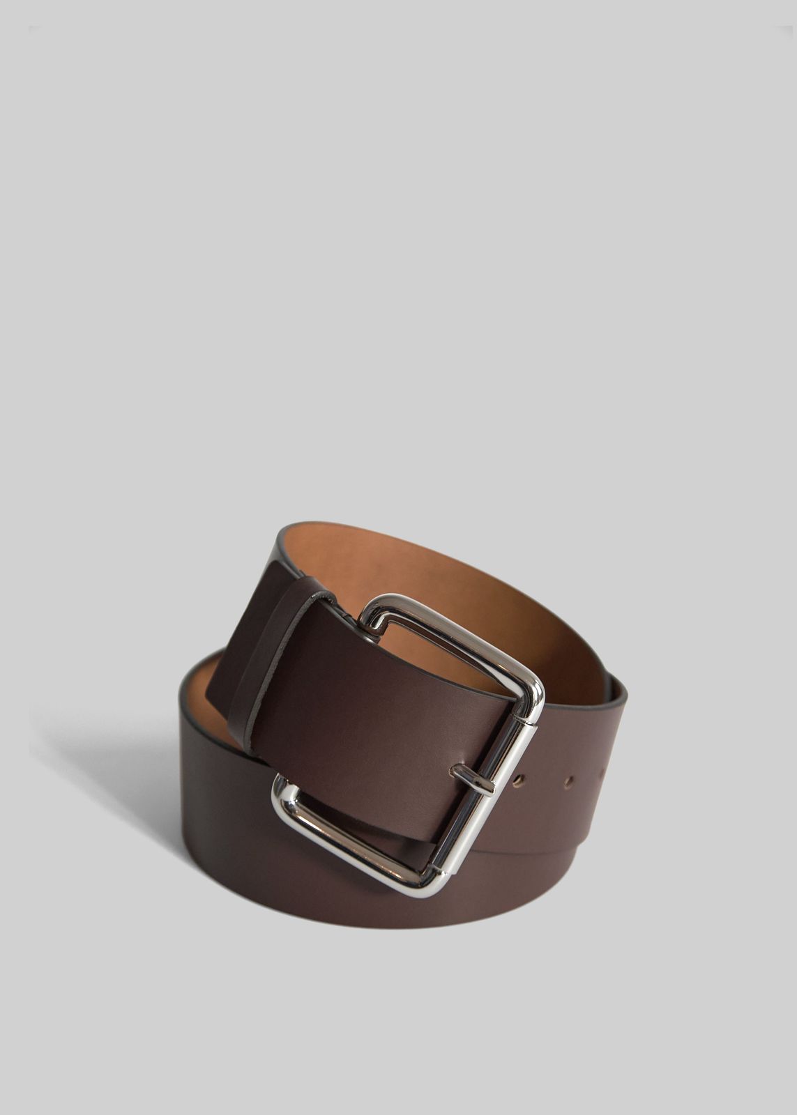 Marty Leather Belt - Dark Brown