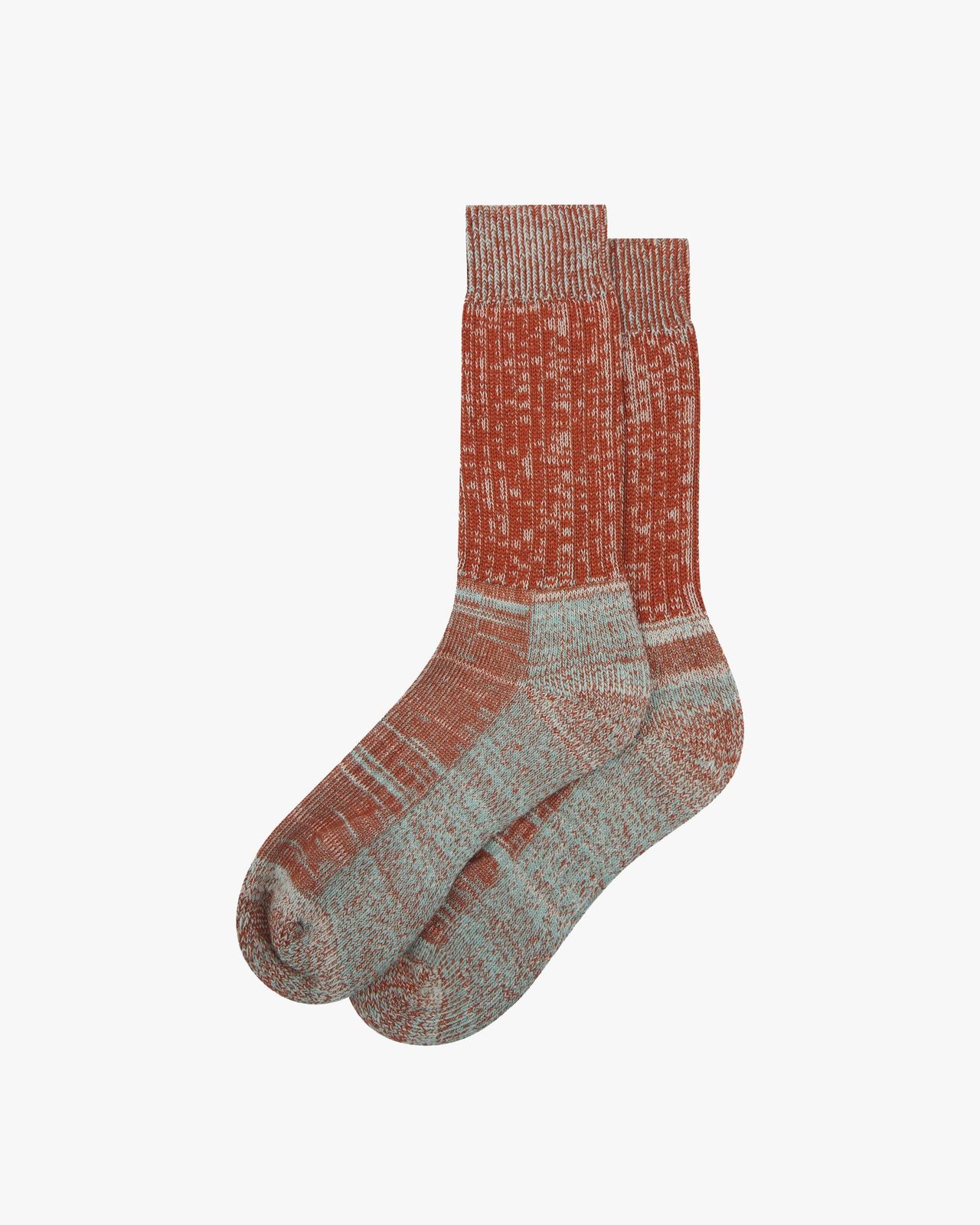 4006 Colour Fuzz Socks - Alpine Brown