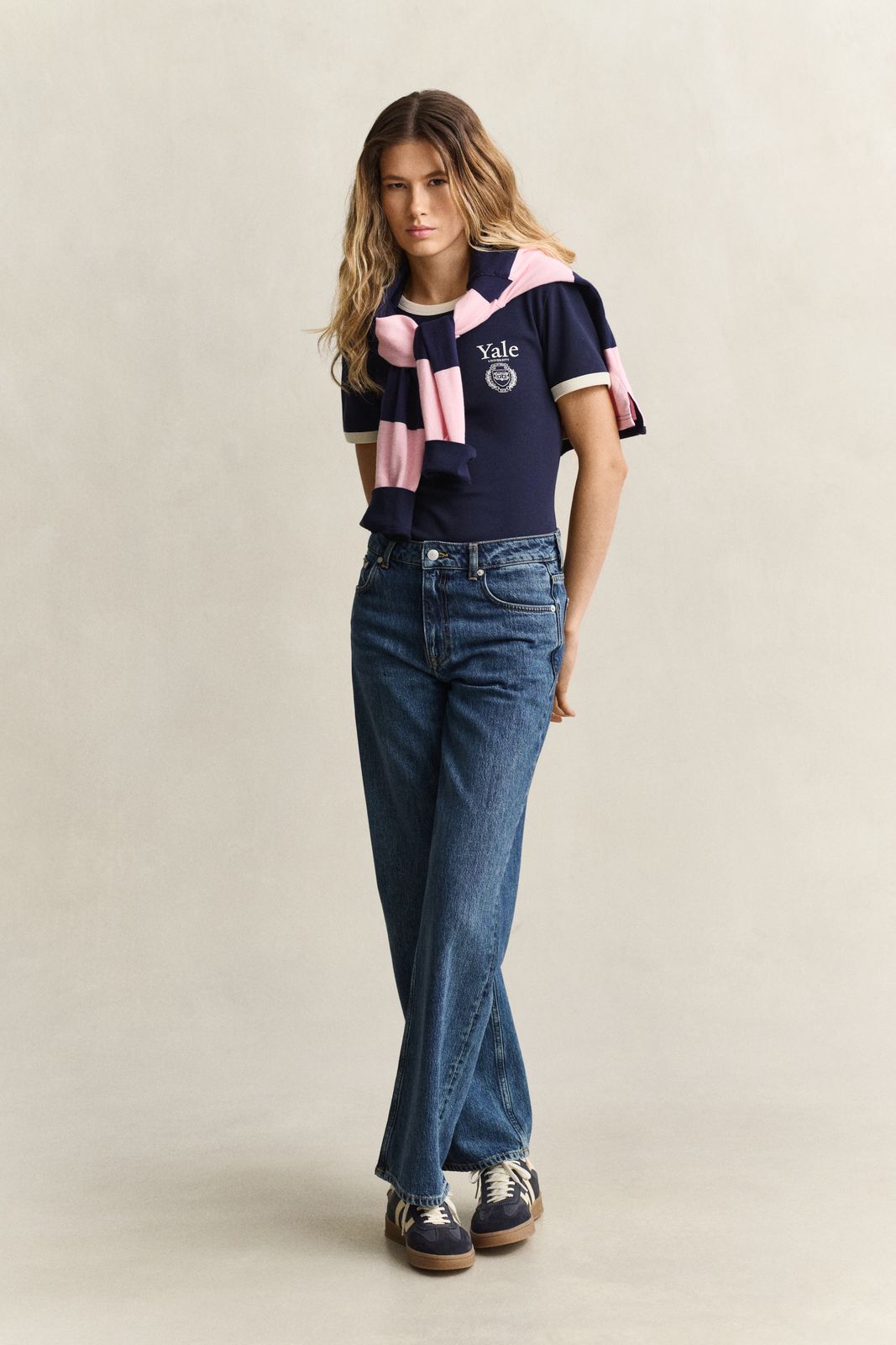 Gant x Yale T-Shirt - CLASSIC BLUE