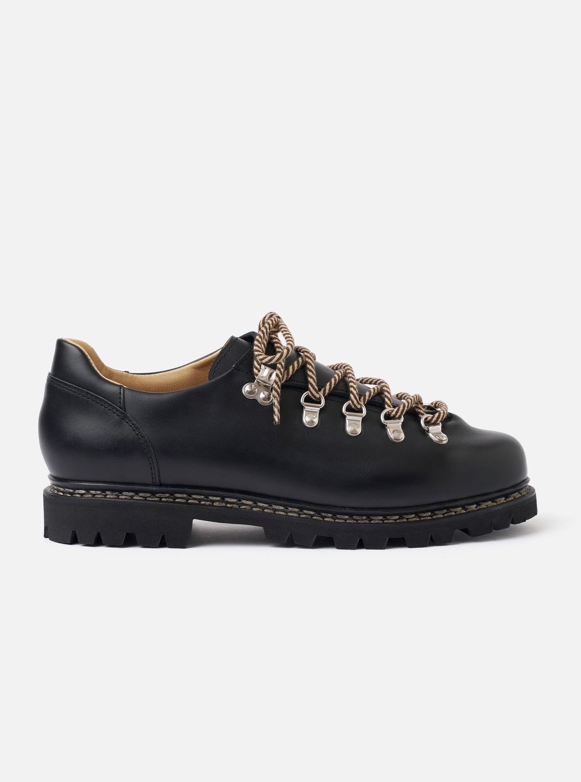 Paraboot Black Leather Clusaz Jannu