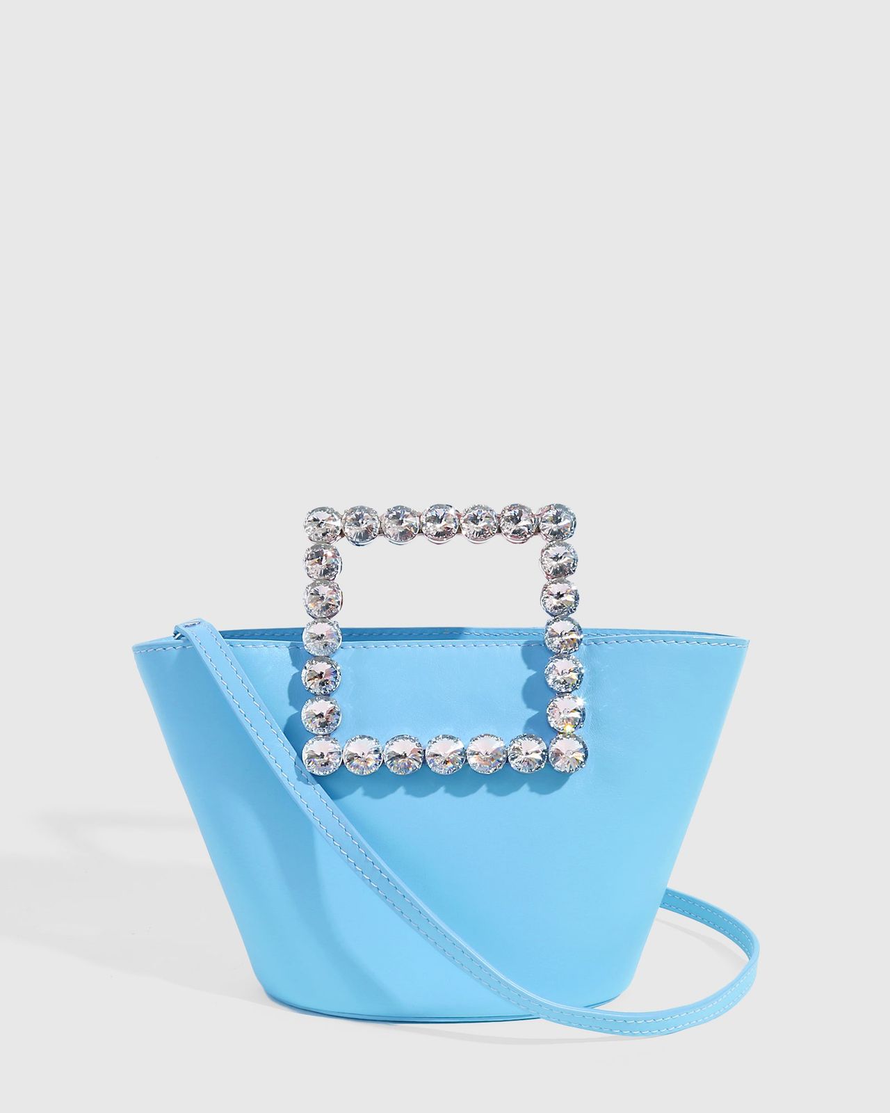 Blue Roma Bucket Bag