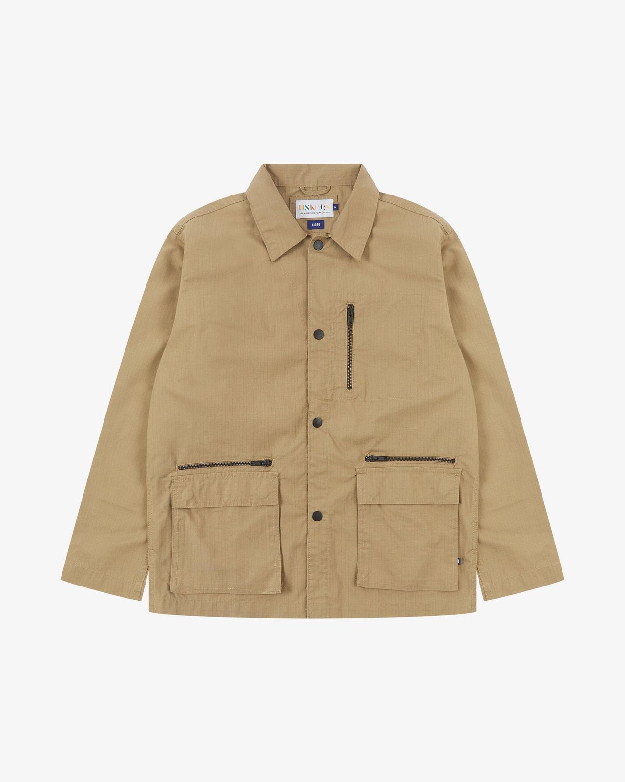 3046 Ripstop Utility Jacket - Khaki