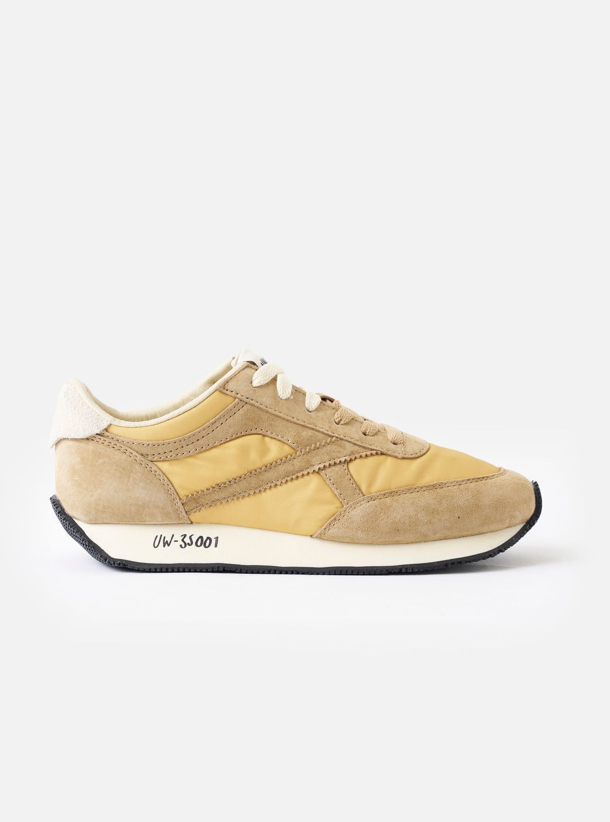 Walsh X Universal Works Tornado In Beige Leather/canvas